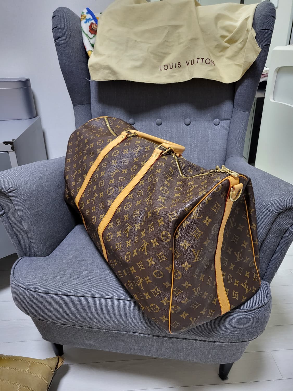 *정품*루이비통 모노그램  키폴 60 반둘리에 여행용 가방.새제품 상품이미지9