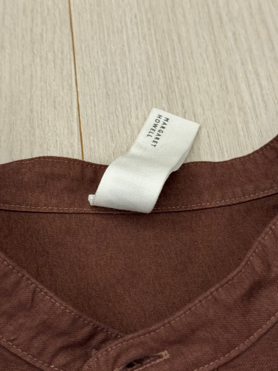 마가렛호웰 mhl 카라리스 셔츠 XL 상품이미지4