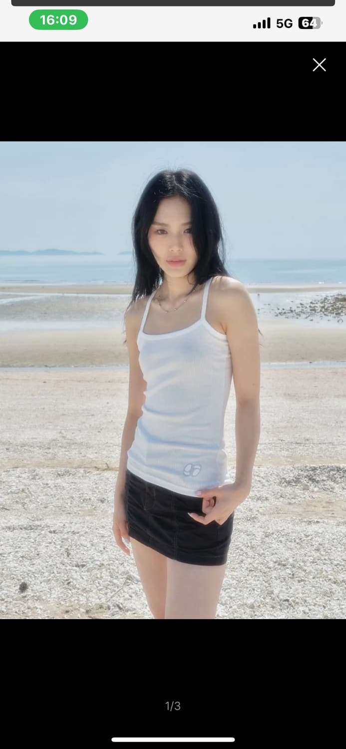 애즈온 틸다 슬리브리스 화이트 상품이미지3