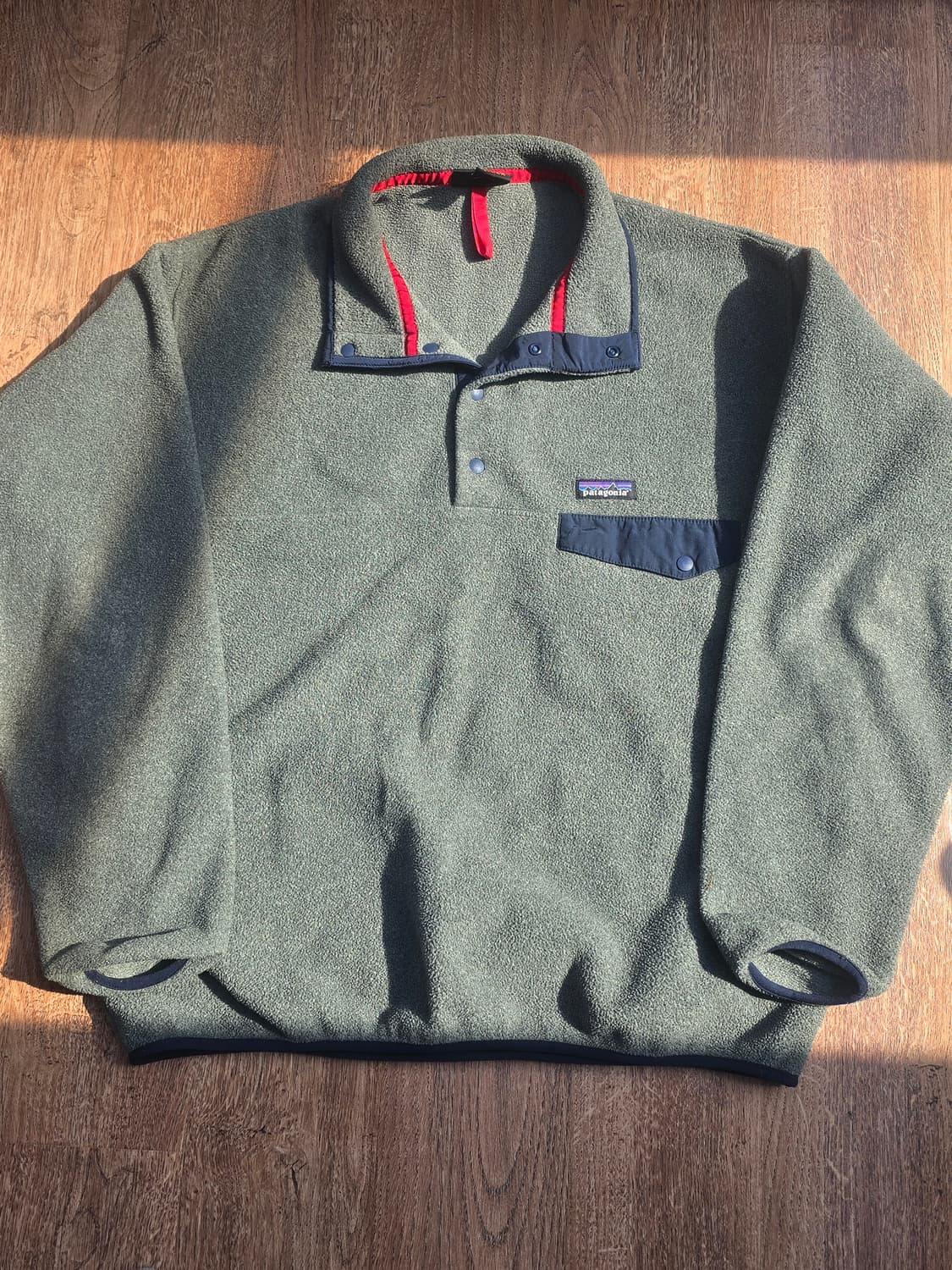 파타고니아 신칠라 스냅티 니켈 네이비 L 헤비웨이트 상품이미지2