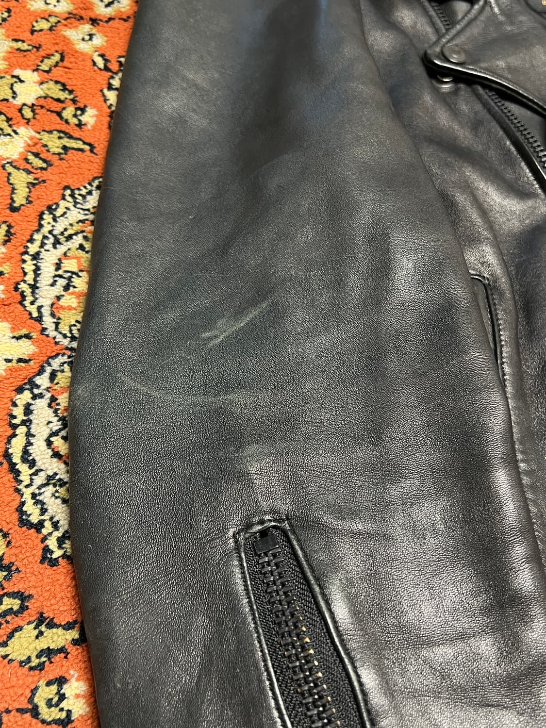 [95-100] 디아프바인 블랙라벨 라이더 자켓 블랙 M2 상품이미지7