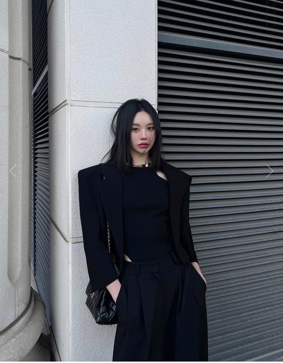 새상품) 랑거 langer 스퀘어 숏 자켓  카키 브라운 상품이미지8