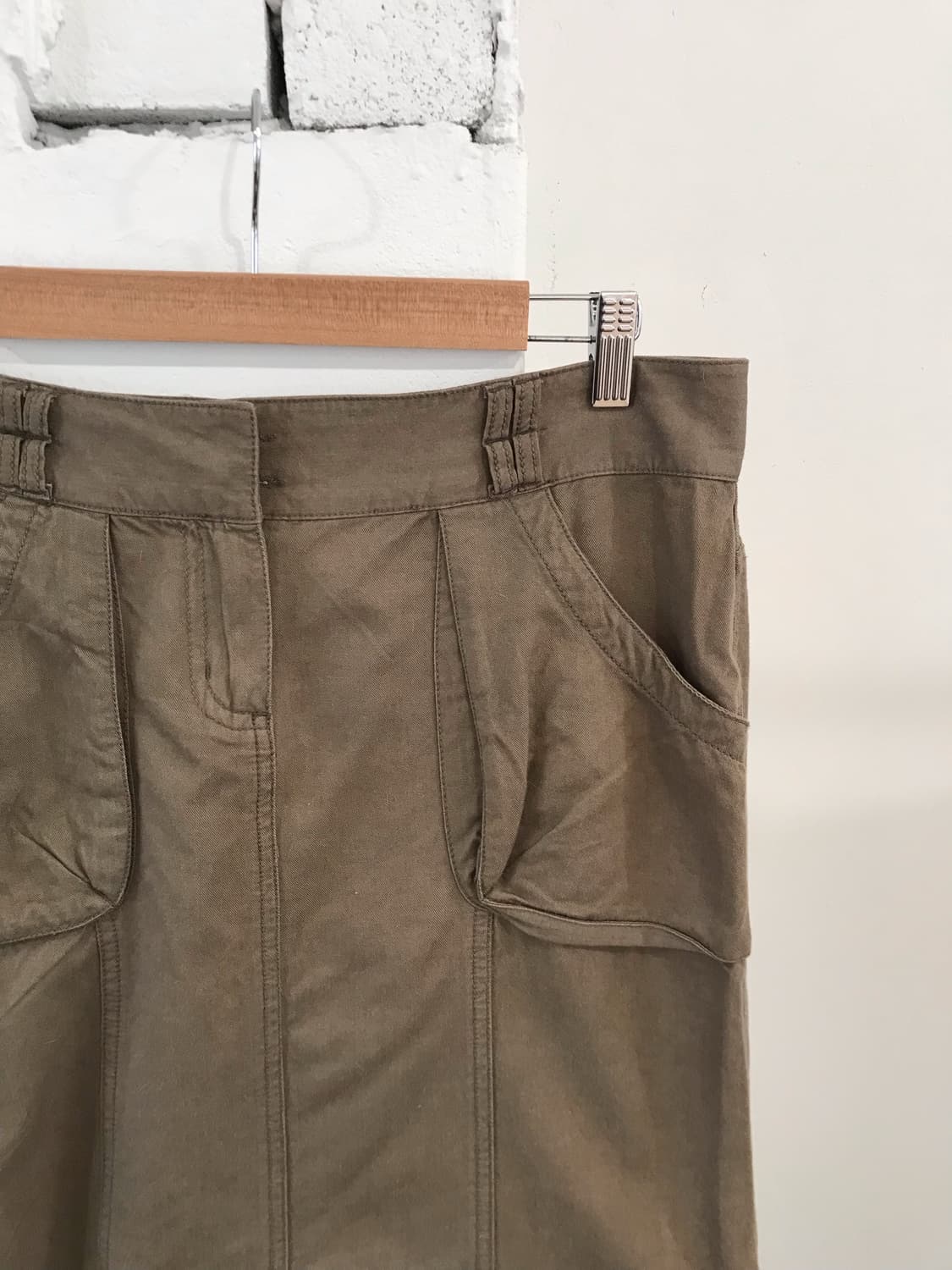 카키 카고 스커트  상품이미지7