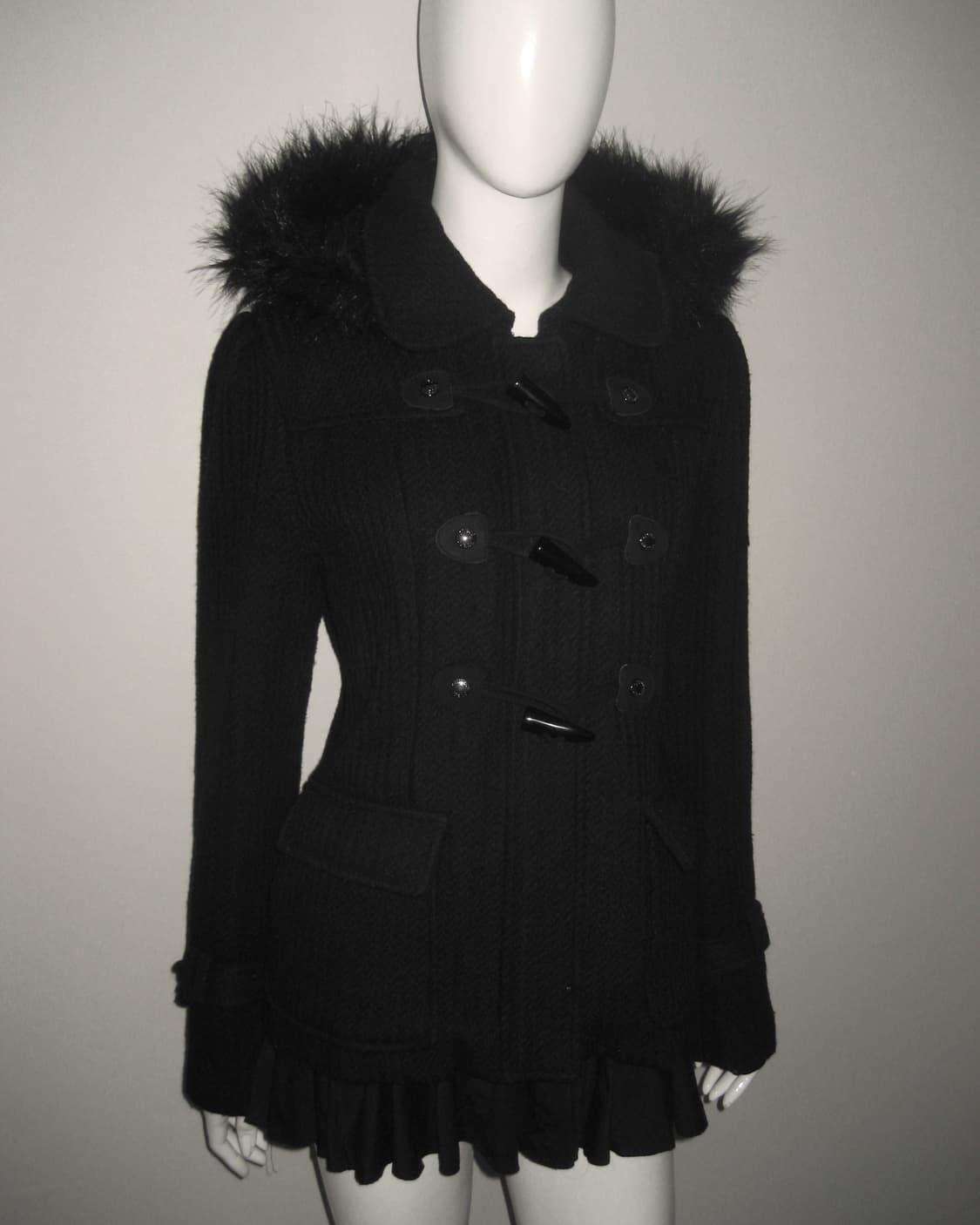 GUESS 게스 퍼 후드 떡볶이 코트 자켓 상품이미지7