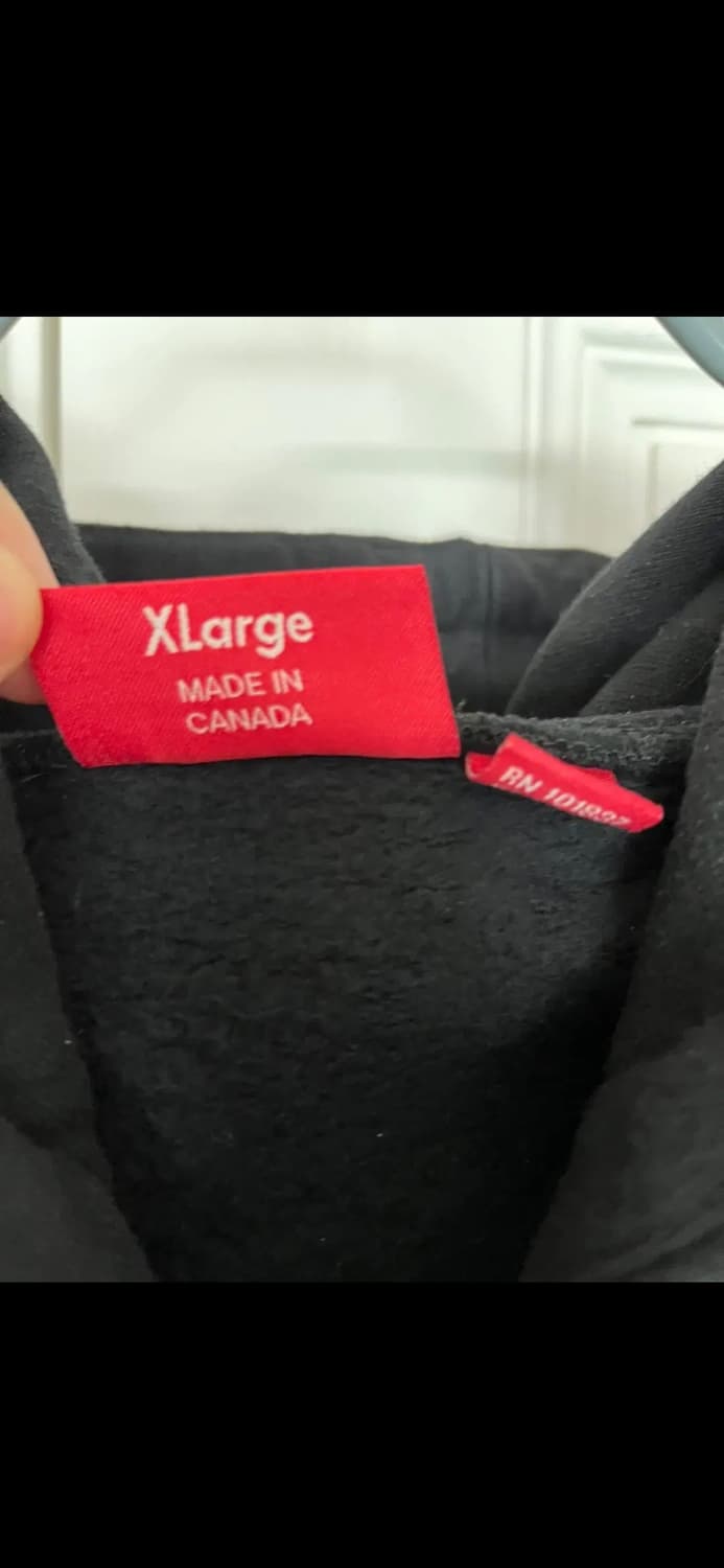 (XL) 슈프림 x 더 크로우 집업 후드 스웨트셔츠 블랙 - 21FW 상품이미지5