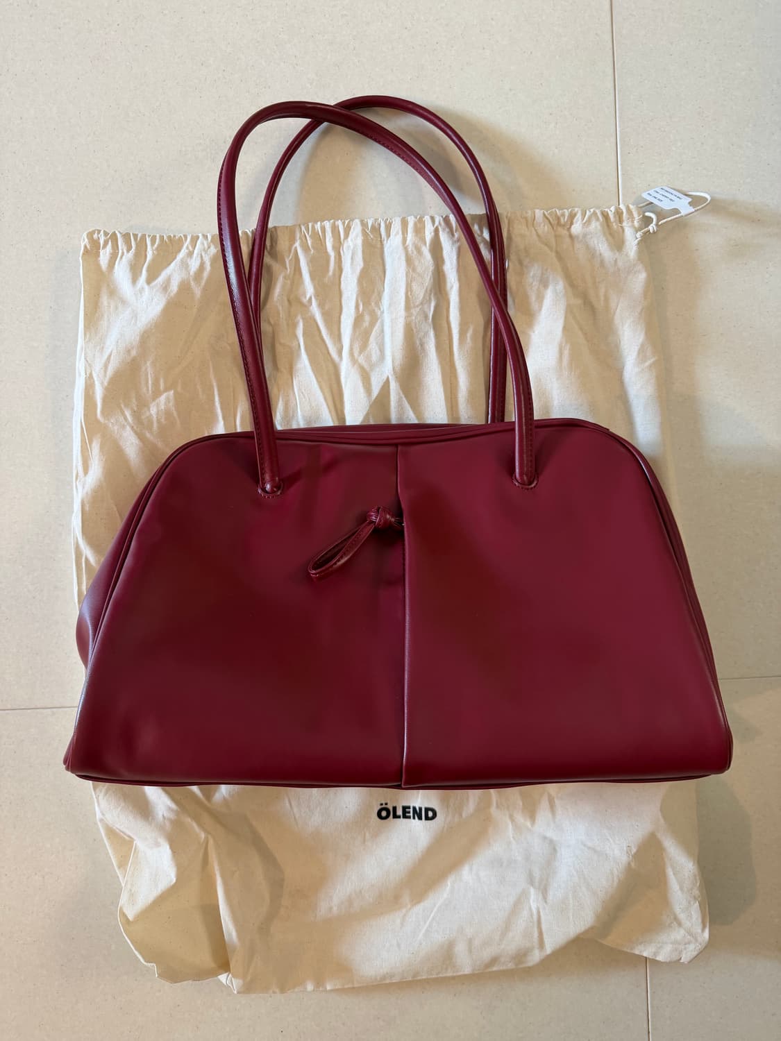 ölend brooklyn bag 올렌드 브룩클린백 체리레드 상품이미지1