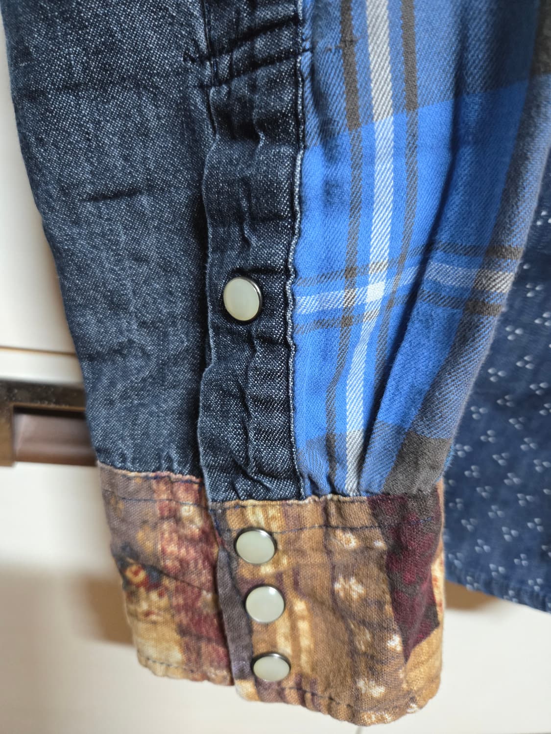 폴로 랄프로렌 데님앤서플라이 패치워크 웨스턴 셔츠 상품이미지4