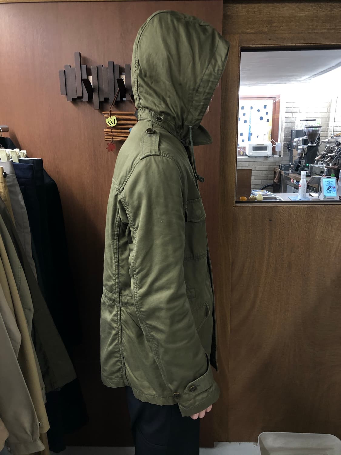 Comme des garcons homme 밀리터리 파카 M 상품이미지1