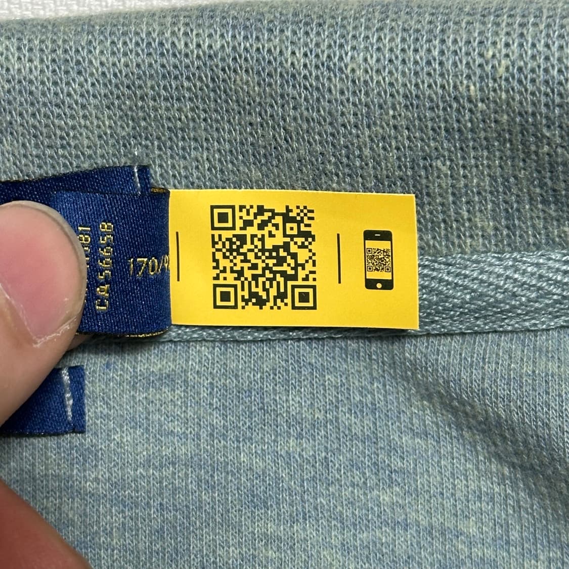 Polo Ralph Lauren 에스테이트 리브 민트그레이 하프집업 니트 상품이미지4