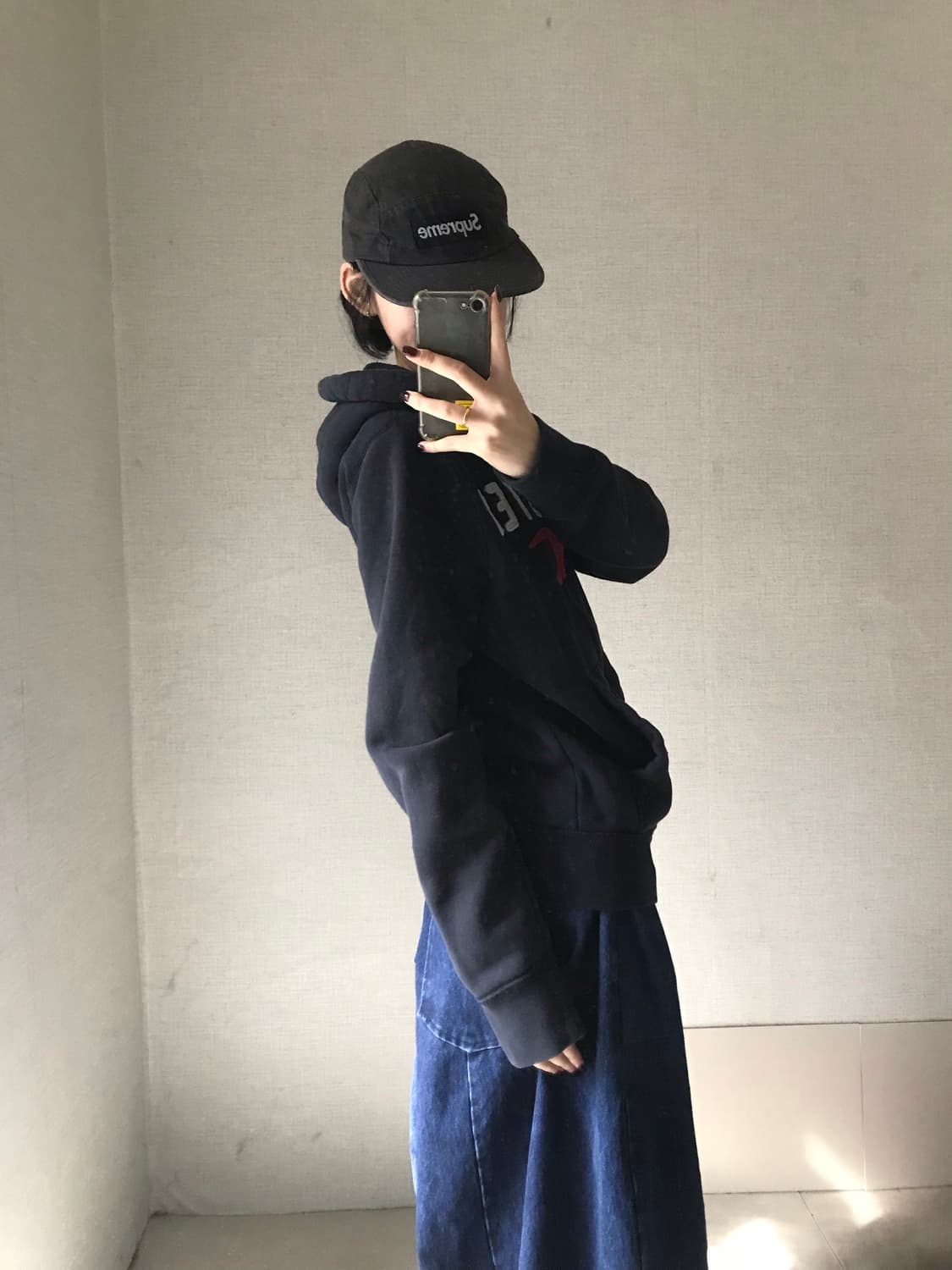 홀리스터 딥네이비 후드집업 상품이미지4