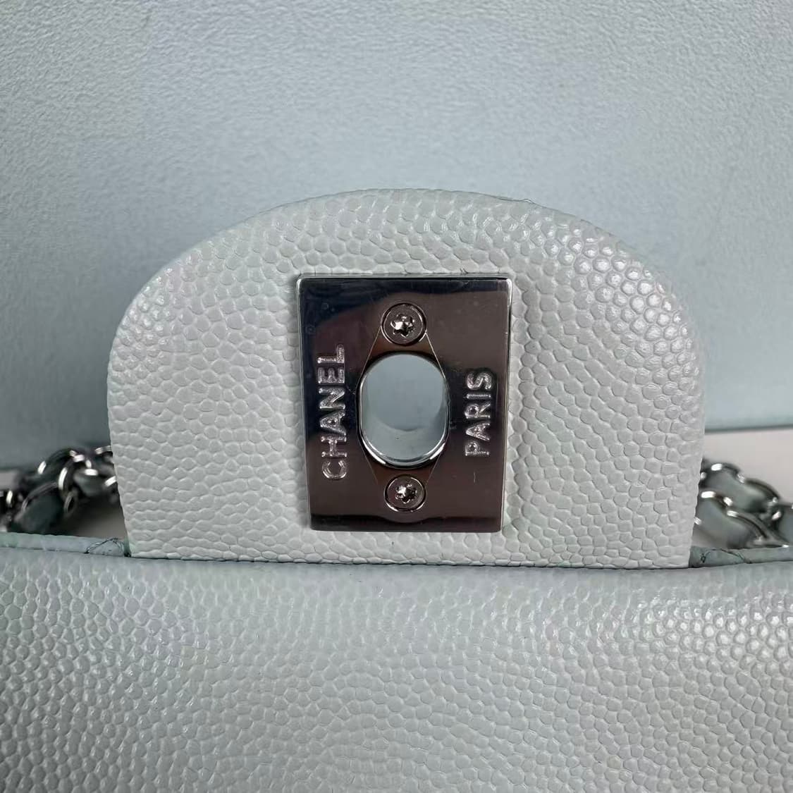 샤넬 클래식 미듐 스카이블루 지존샵 상품이미지9