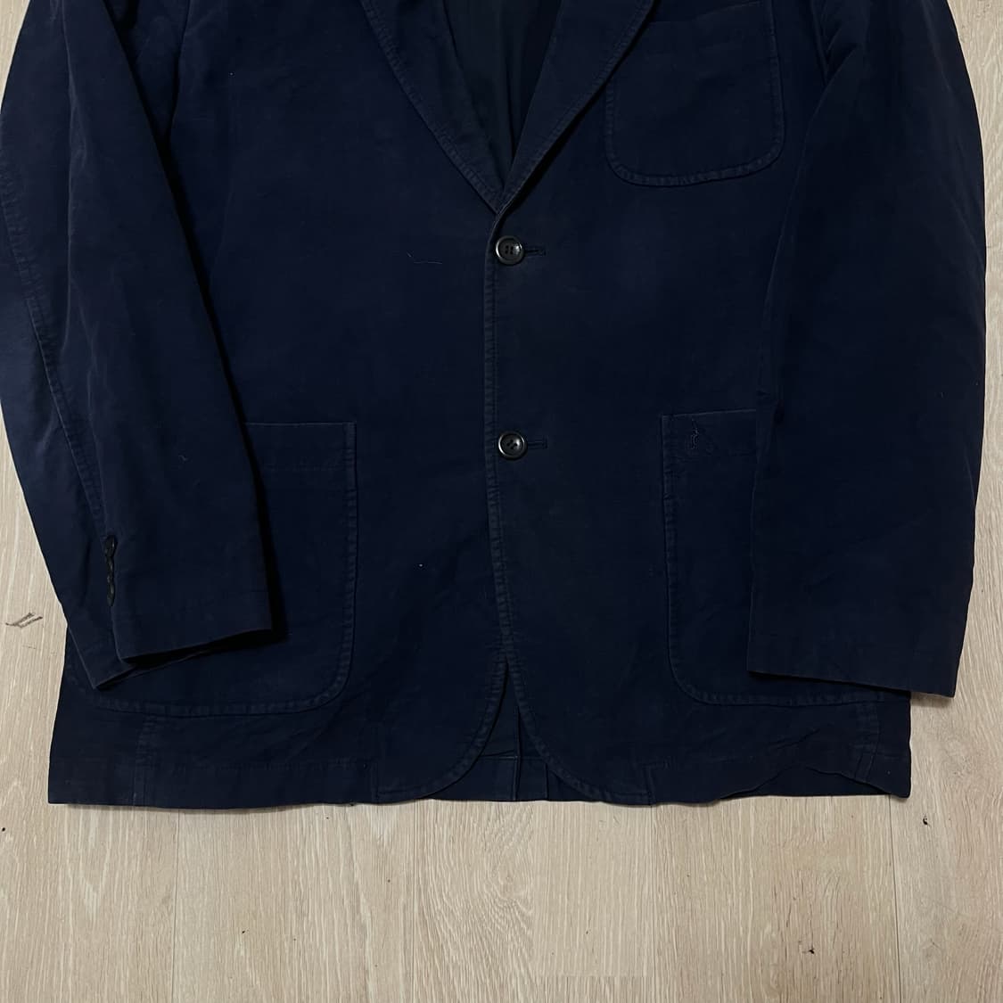 빈폴 자수 로고 코듀로이 블레이저 자켓 [네이비] M/95 상품이미지3