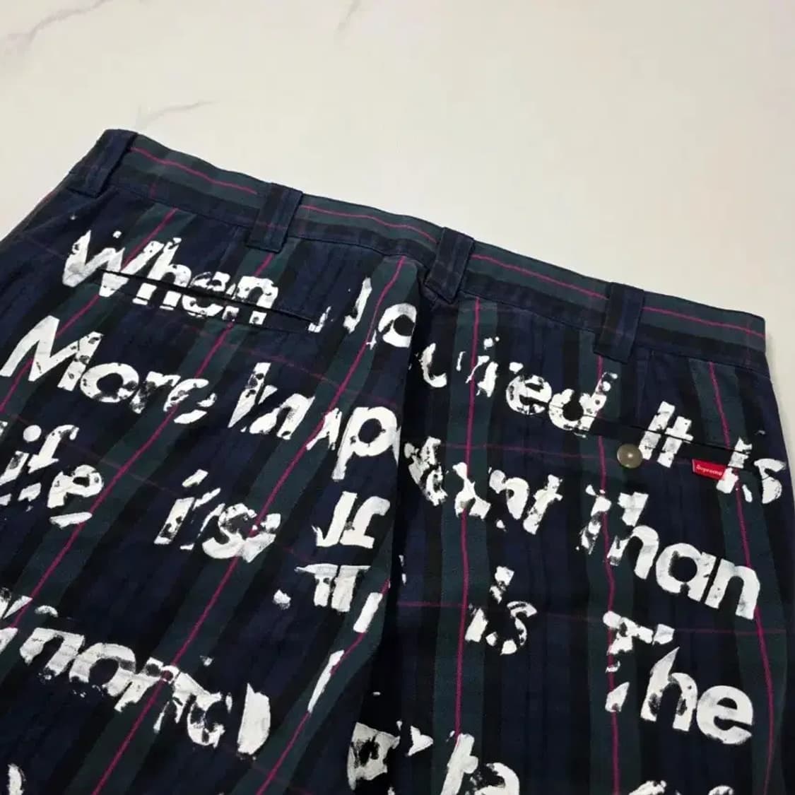 [정품] 슈프림 x 준야와타나베 CDG 프린티드 워크 팬츠 34 상품이미지9