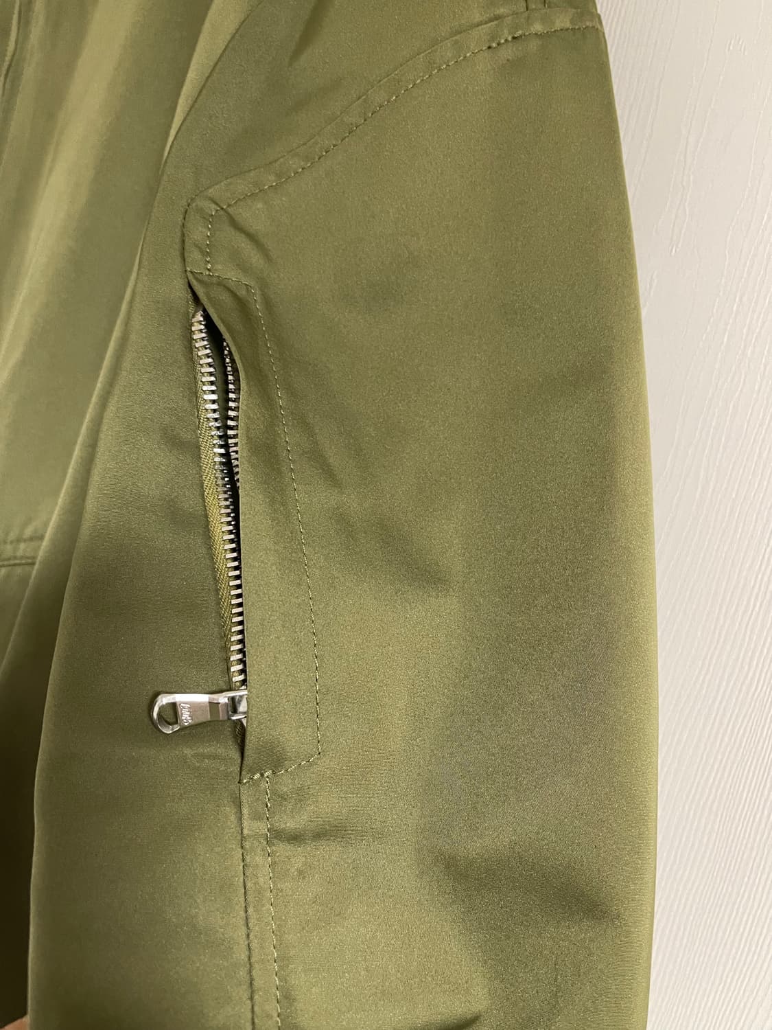 한섬 타임(TIME) 옴므 MA-1 봄가을 점퍼 봄버 올리브 100 상품이미지2