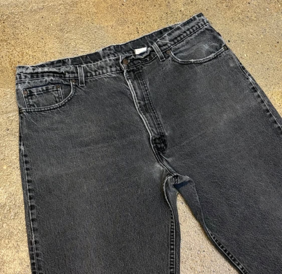 (W42 L30) 90s Made in USA 빈티지 리바이스 블랙진 상품이미지2