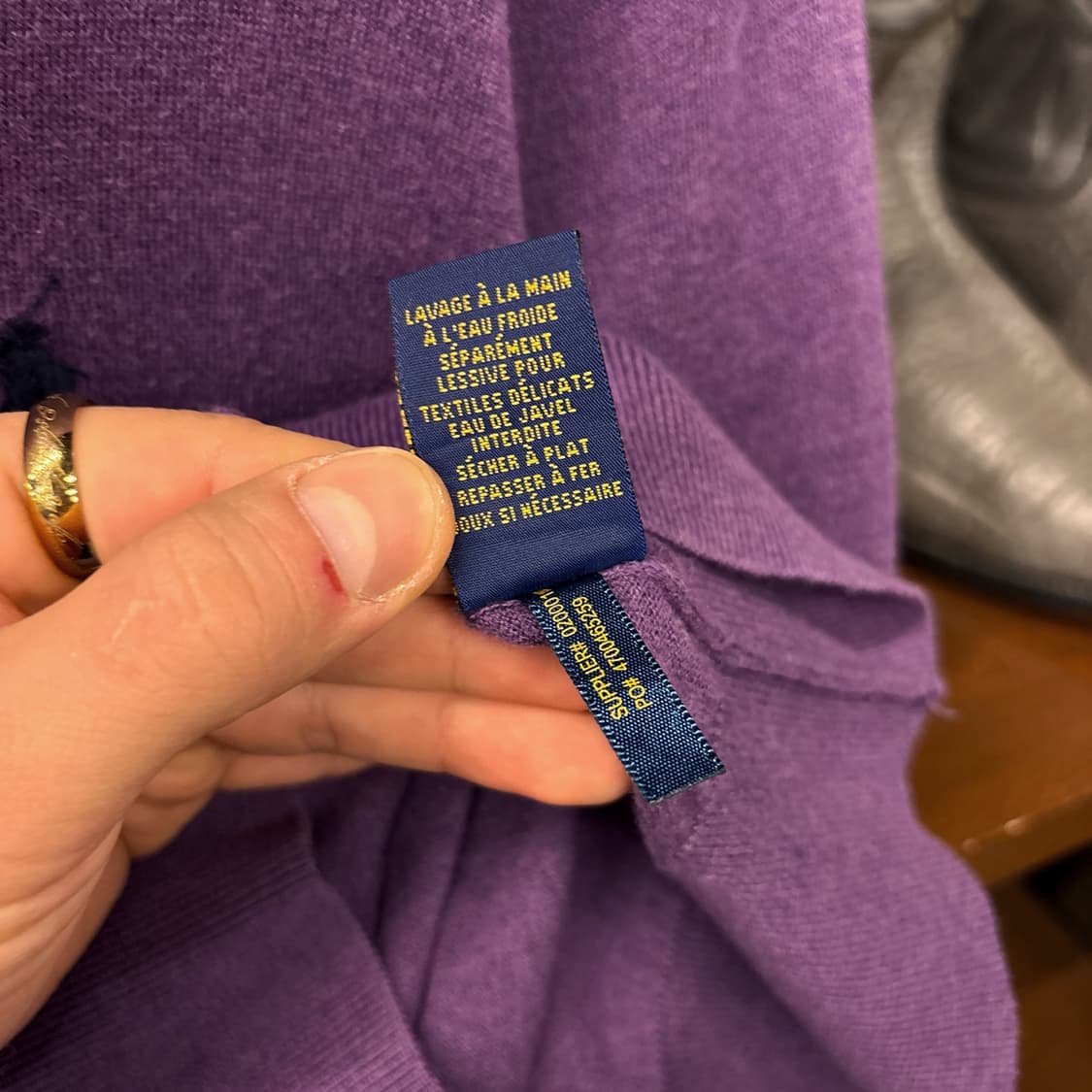 신형라벨 폴로 랄프로렌 캐시미어 라운드넥 니트 스웨터 N725 상품이미지8