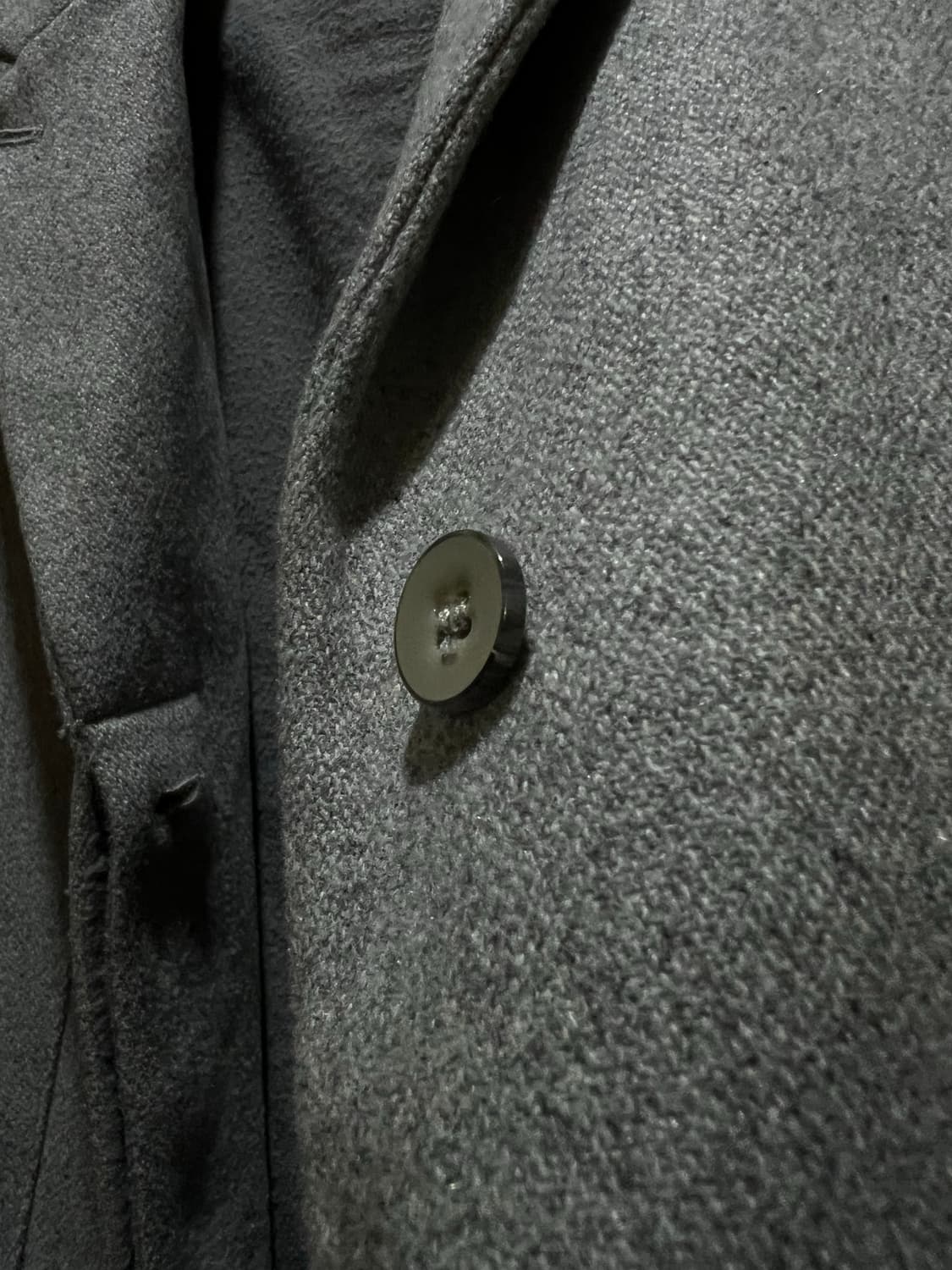 메종마르지엘라 MM6 그레이 쓰리버튼 코트 40 상품이미지4