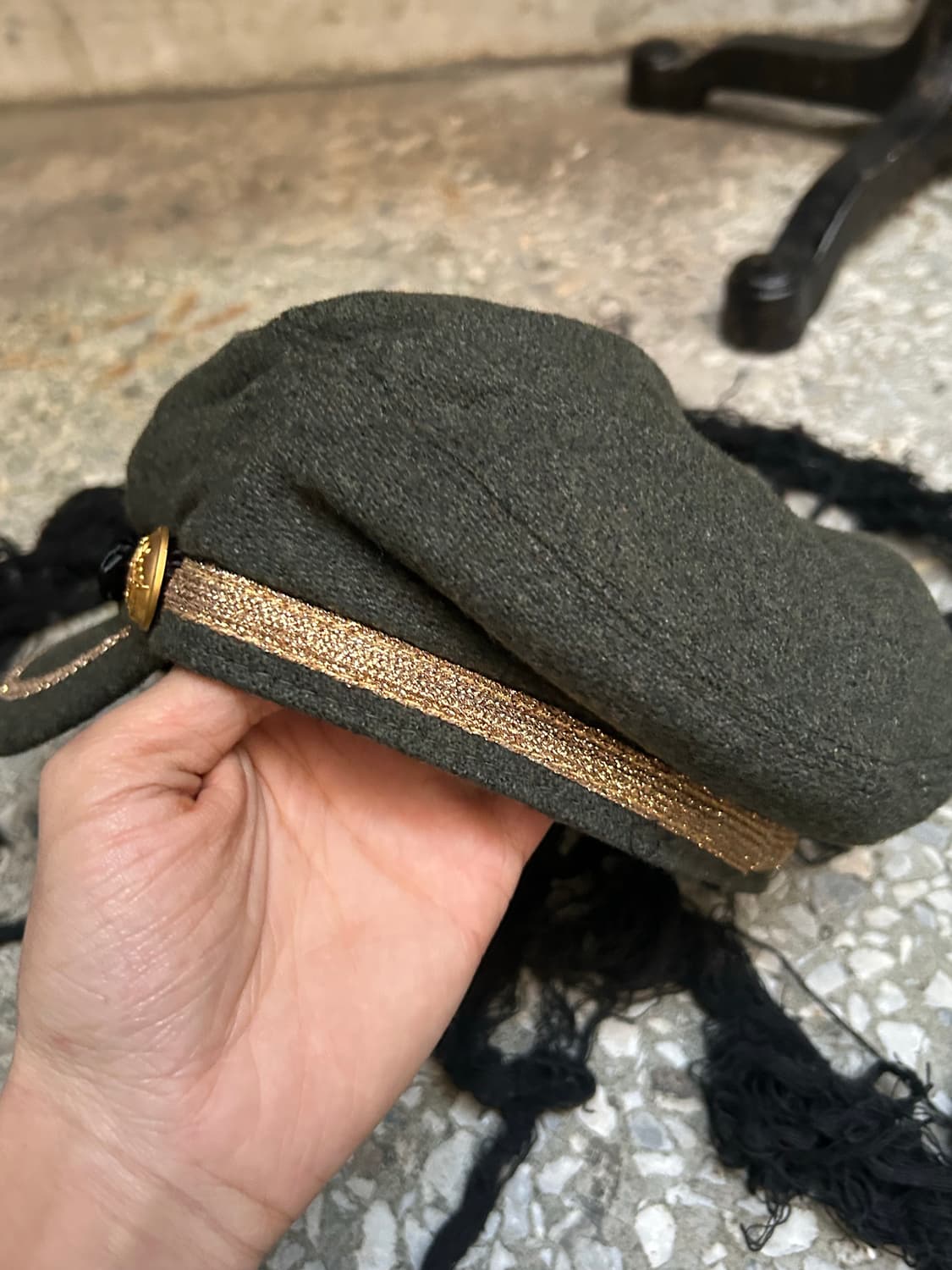 2000s Japanese black chain hat 상품이미지2