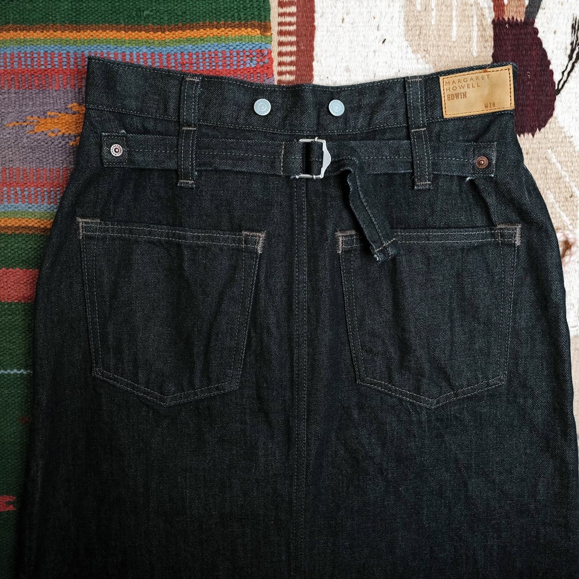 마가렛 호웰x에드윈 오가닉 코튼 데님 스커트 28사이즈 (추천 27) 상품이미지6