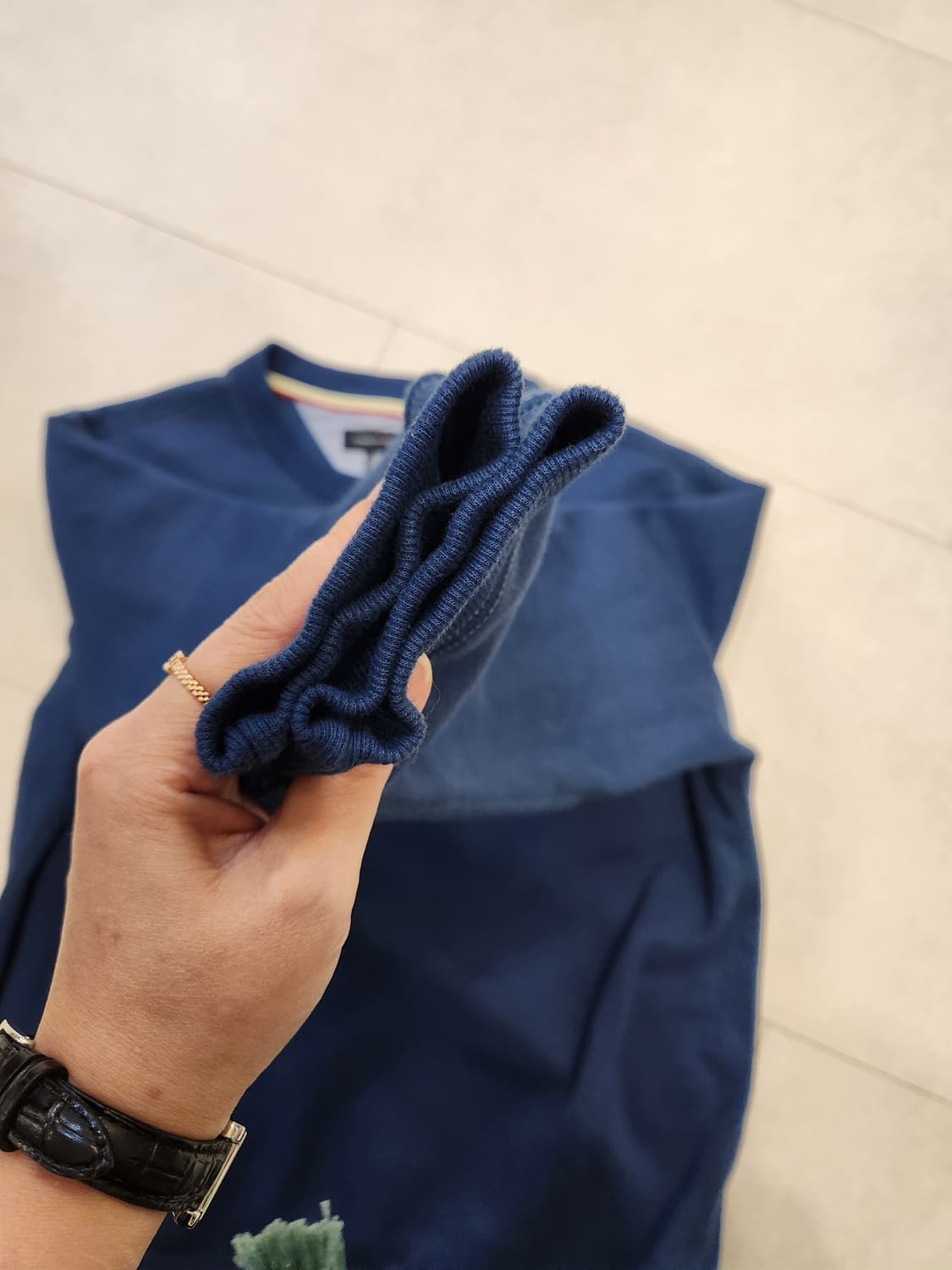 타미힐피거 스몰로고 기모맨투맨 상품이미지5