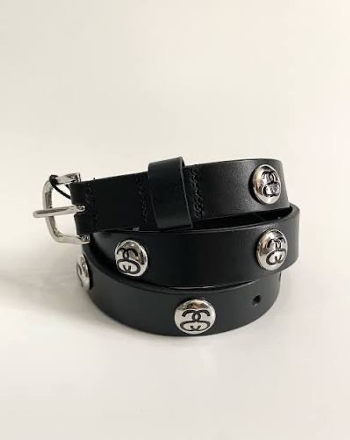 (새상품 L/XL) 스투시 ss 링크 스터드 벨트 상품이미지1