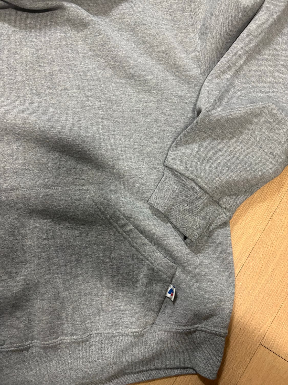90s 러셀 후드티 그레이 상품이미지3