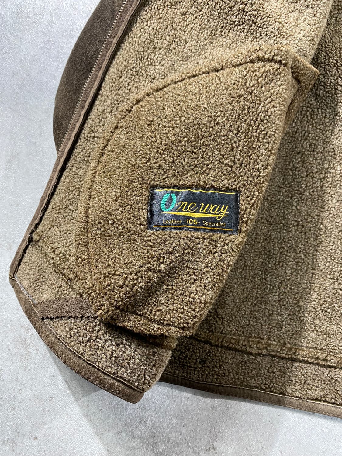 [105] 90s Vintage 빈티지 브라운 스웨이드 무스탕 자켓 상품이미지7