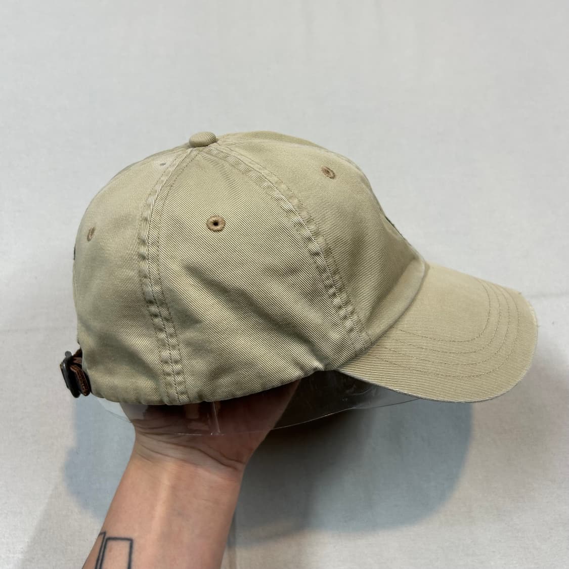 폴로 랄프로렌 베이지 볼캡 모자 가죽스트랩 정품 상품이미지7
