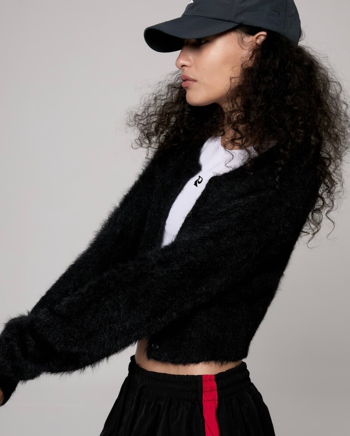 더포르타 헤어리 퍼 가디건 상품이미지1