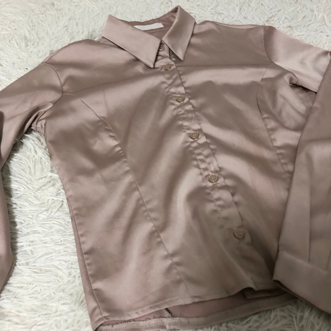 빈티지 실크 셔츠 상품이미지3
