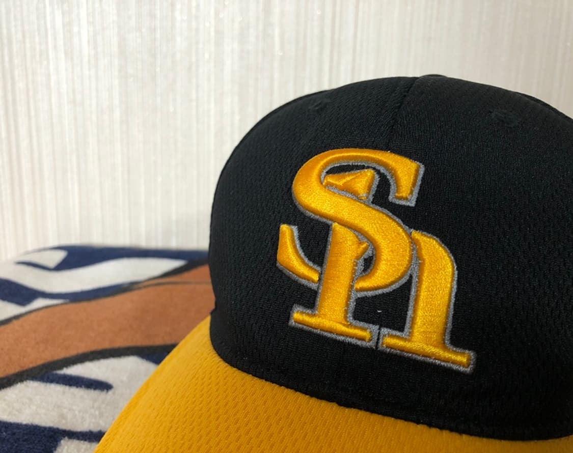 NPB 마제스틱 후쿠오카 소프트뱅크호크스 게임모자/캡 F (57-61) 상품이미지5