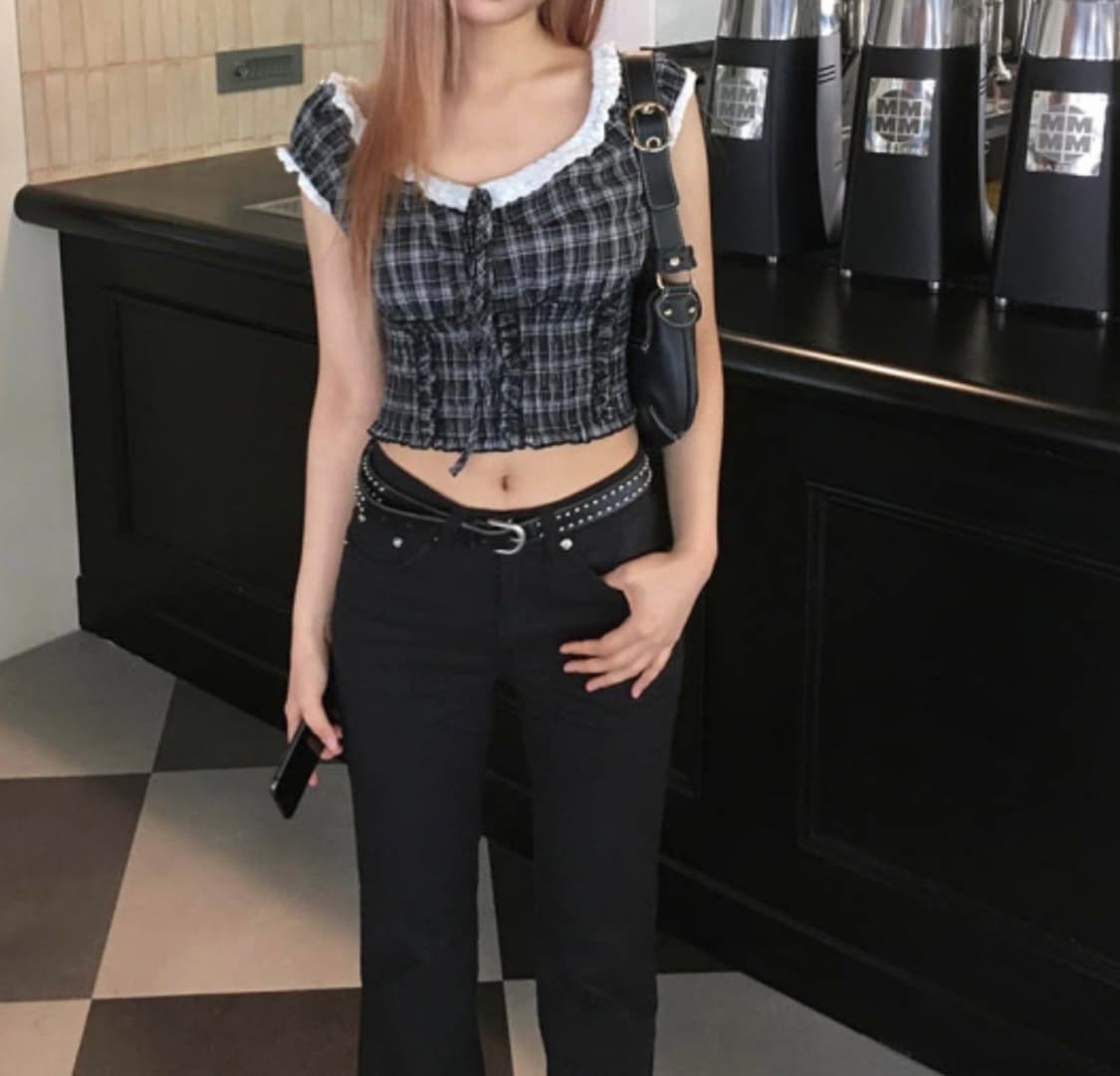 하몽 스모키 블라우스 상품이미지3