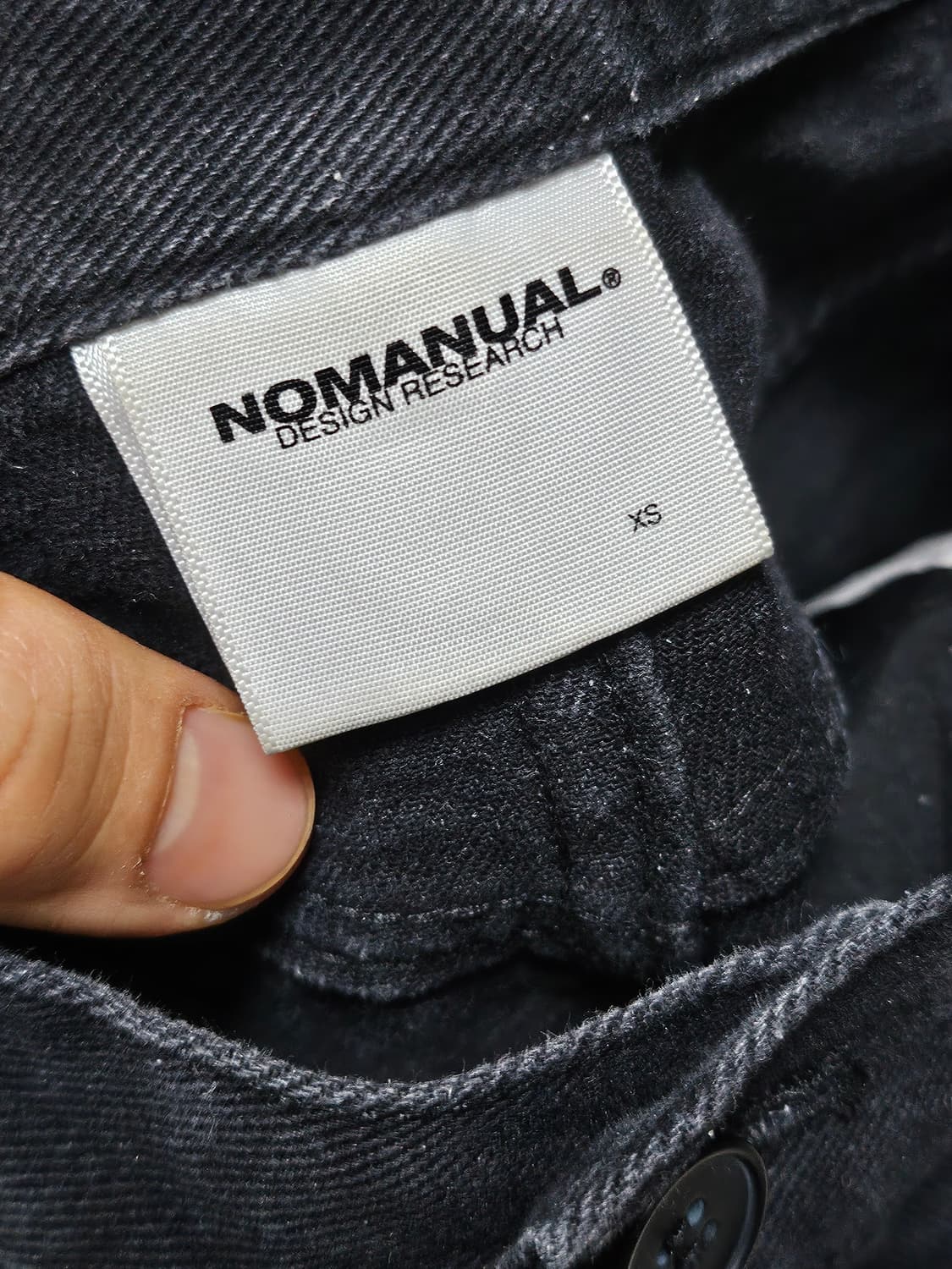 노매뉴얼 와이드 벌룬 핏 데님 팬츠 XS 상품이미지3