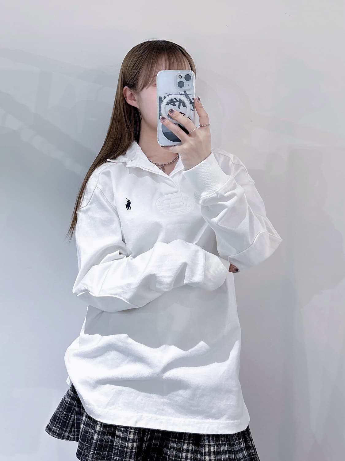 폴로 랄프로렌 화이트 포니 럭비 PK티 상품이미지3