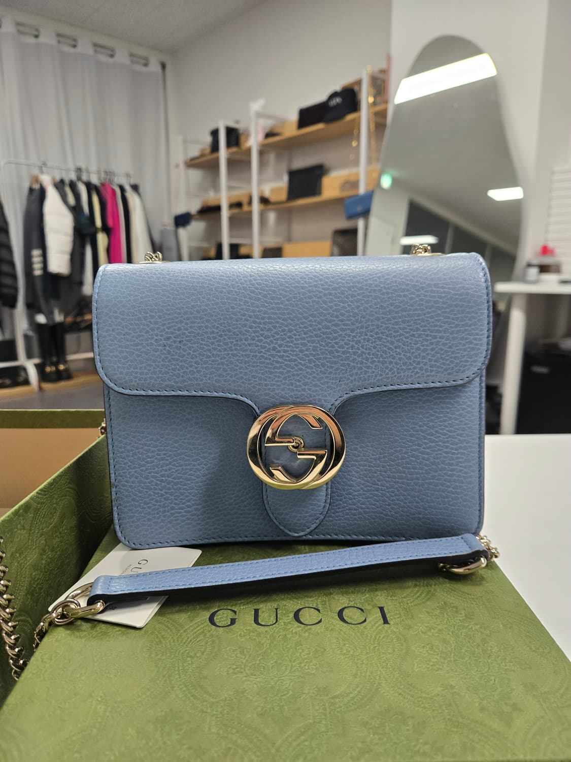 [A급컨디션] 구찌 인터로킹 숄더백 상품이미지1