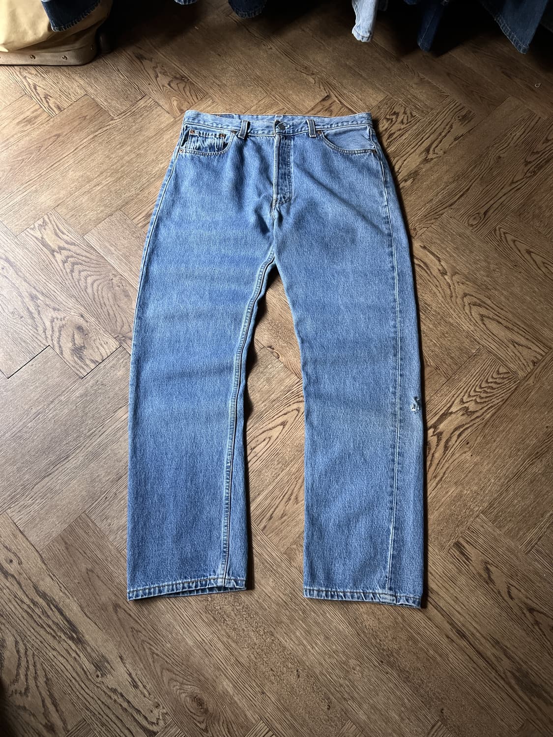 [36]90's 리바이스 501 Made in USA 데님 팬츠 S26 상품이미지2