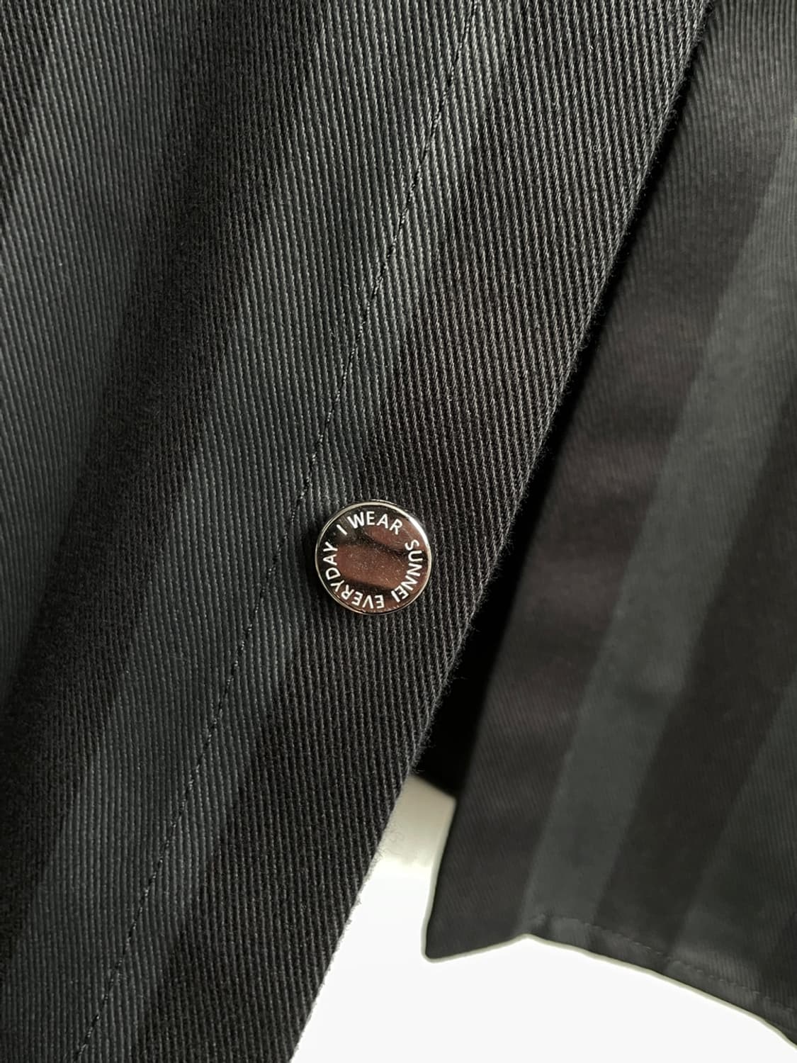 써네이 스트라이프 셔츠 자켓 상품이미지5