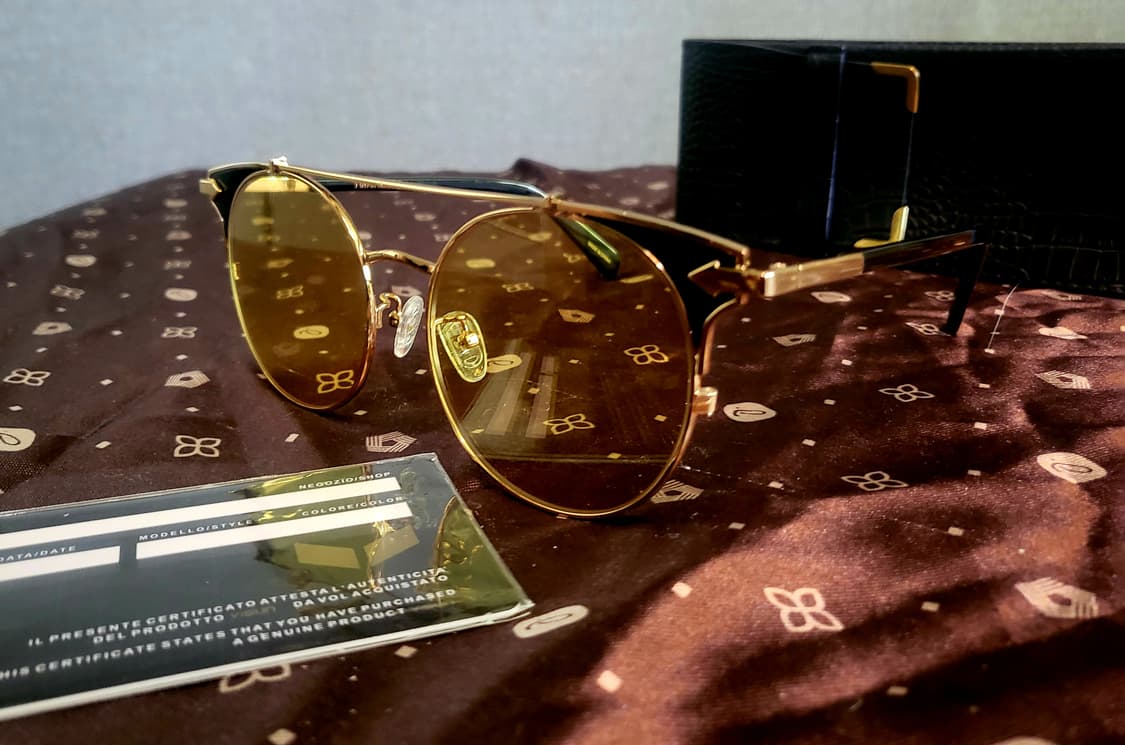 [미사용 새상품] -*옐로우  틴트렌즈  선글라스* 상품이미지7