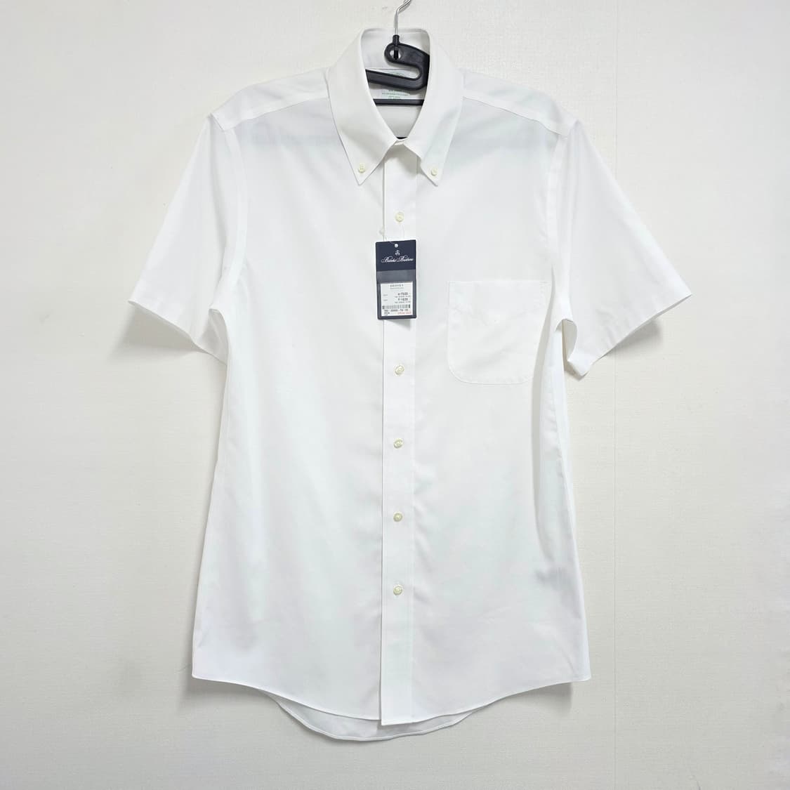새상품) 95 브룩스브라더스 논아이론 화이트 반팔 셔츠 상품이미지2