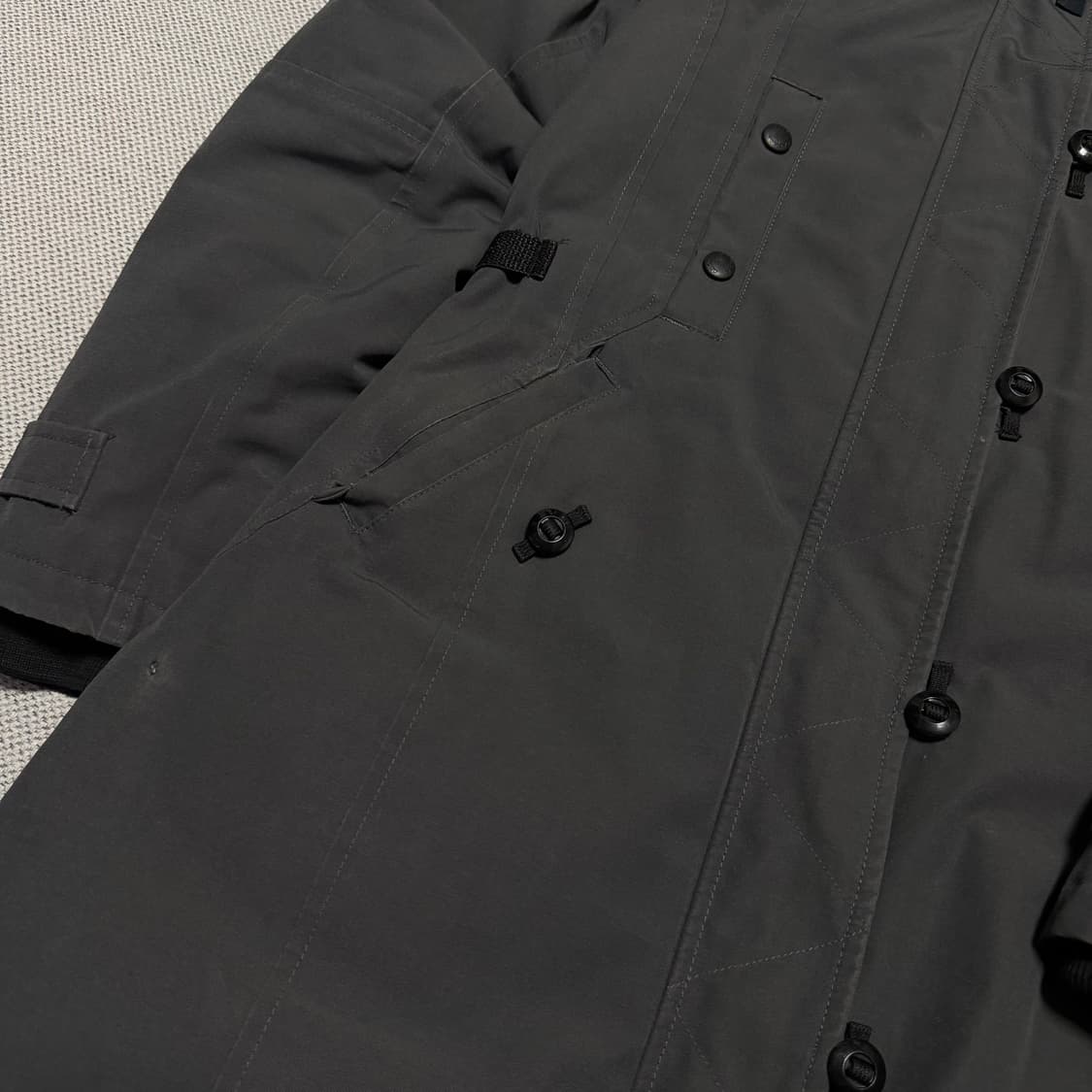 캐나다구스 우먼스 퍼 롱패딩 XS 상품이미지2