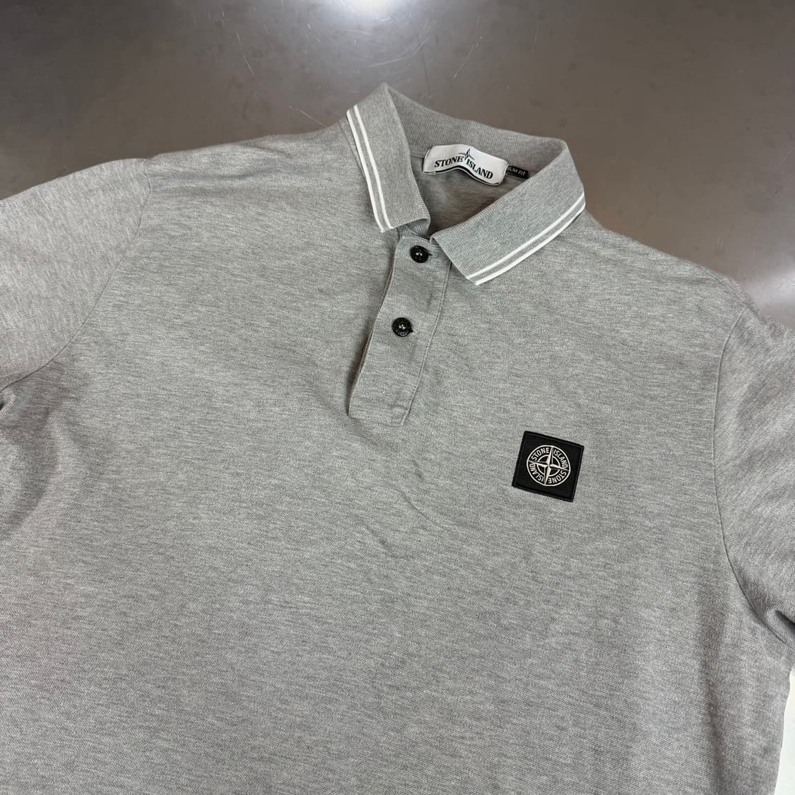 [리오브] 스톤아일랜드 로고 패치 카라티셔츠 상품이미지3