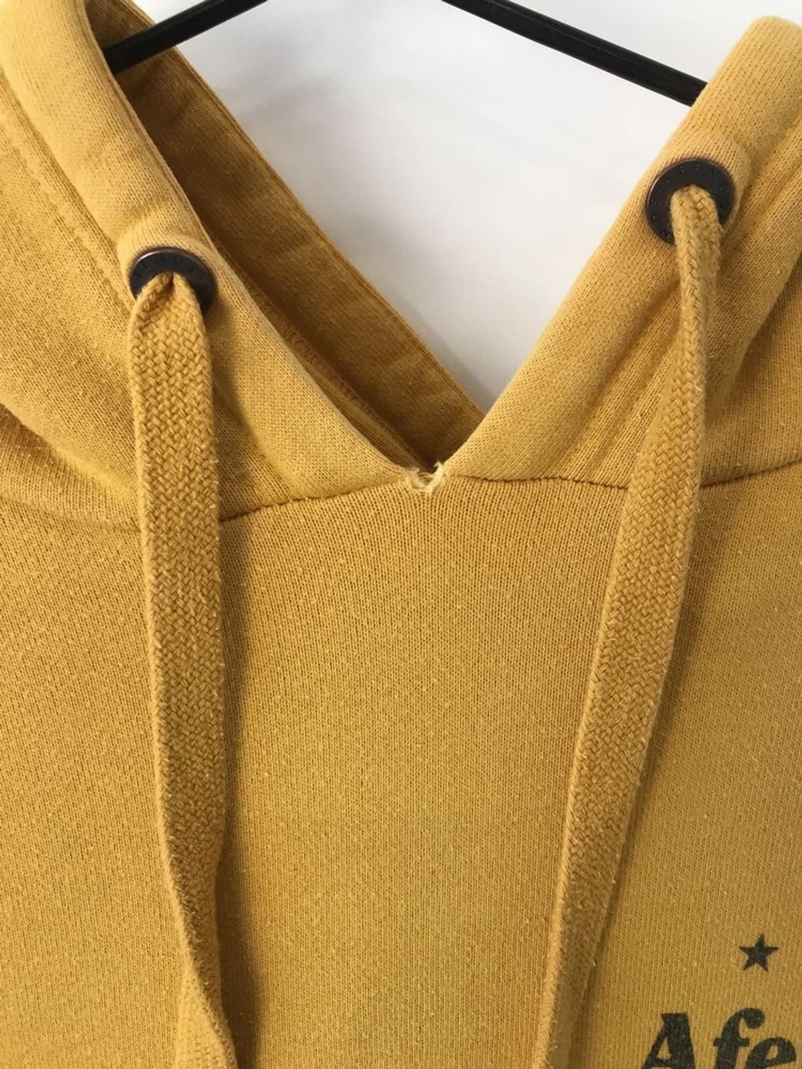 Afends Question Logo Mustard Hoodie 상품이미지5