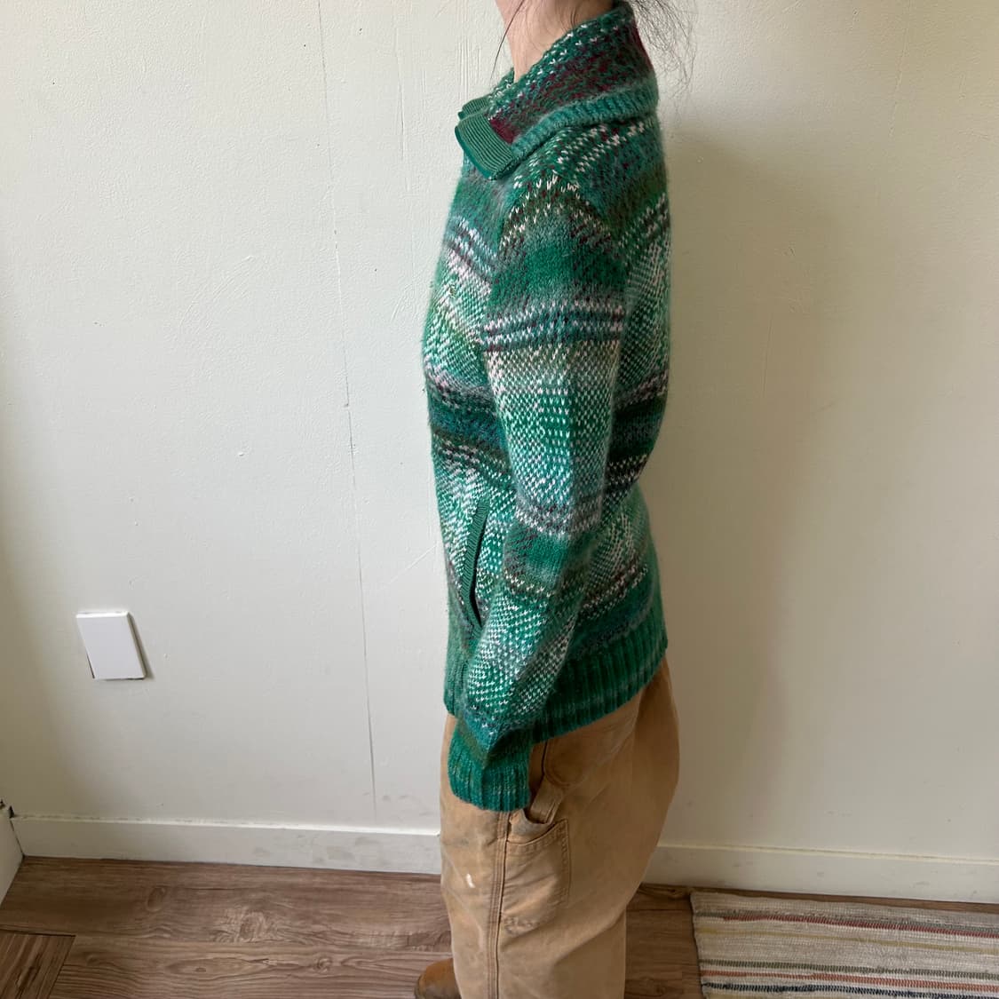 라코스테 모헤어 집업 상품이미지2