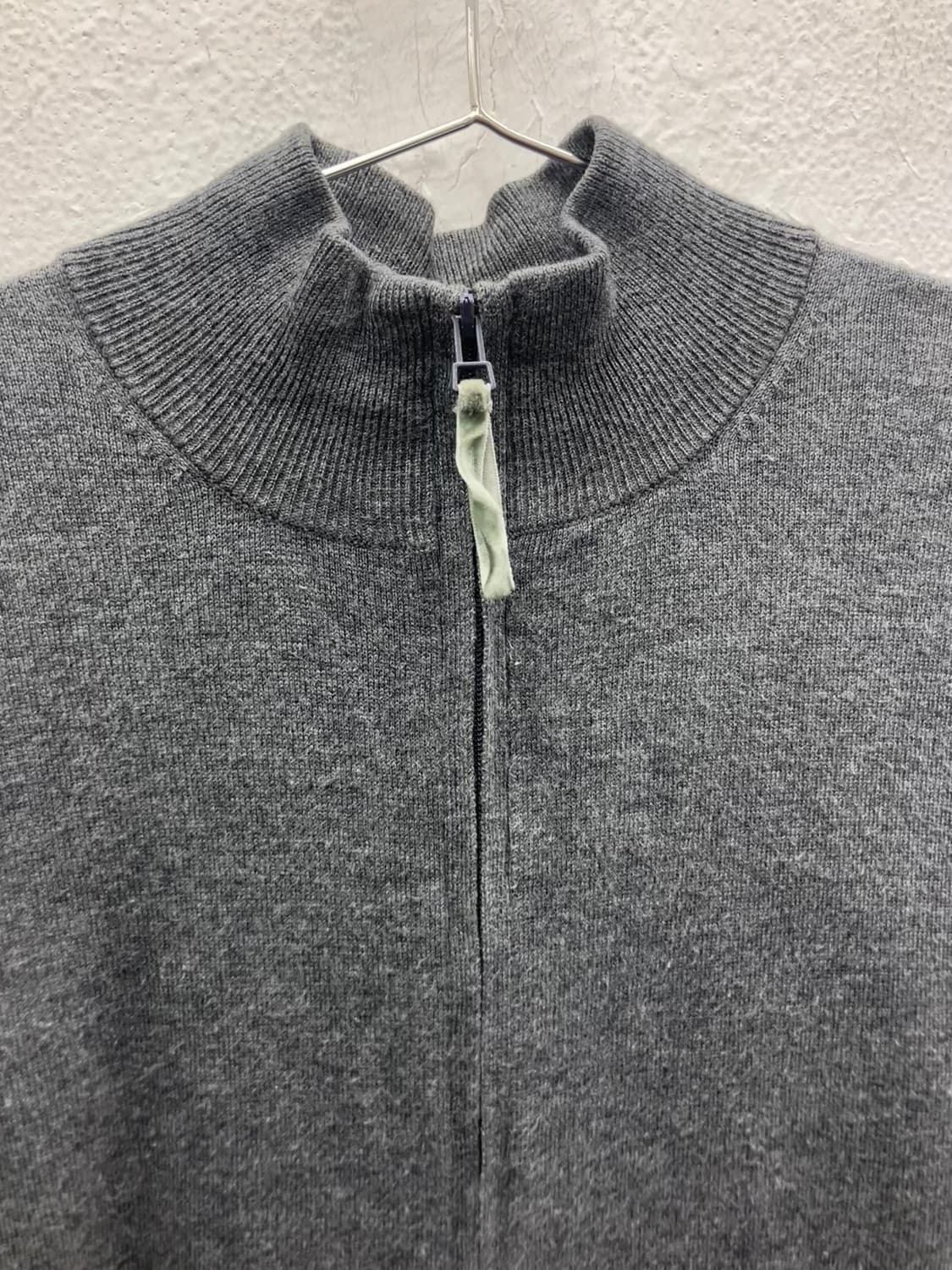 미니멀 니트 풀집업 상품이미지2