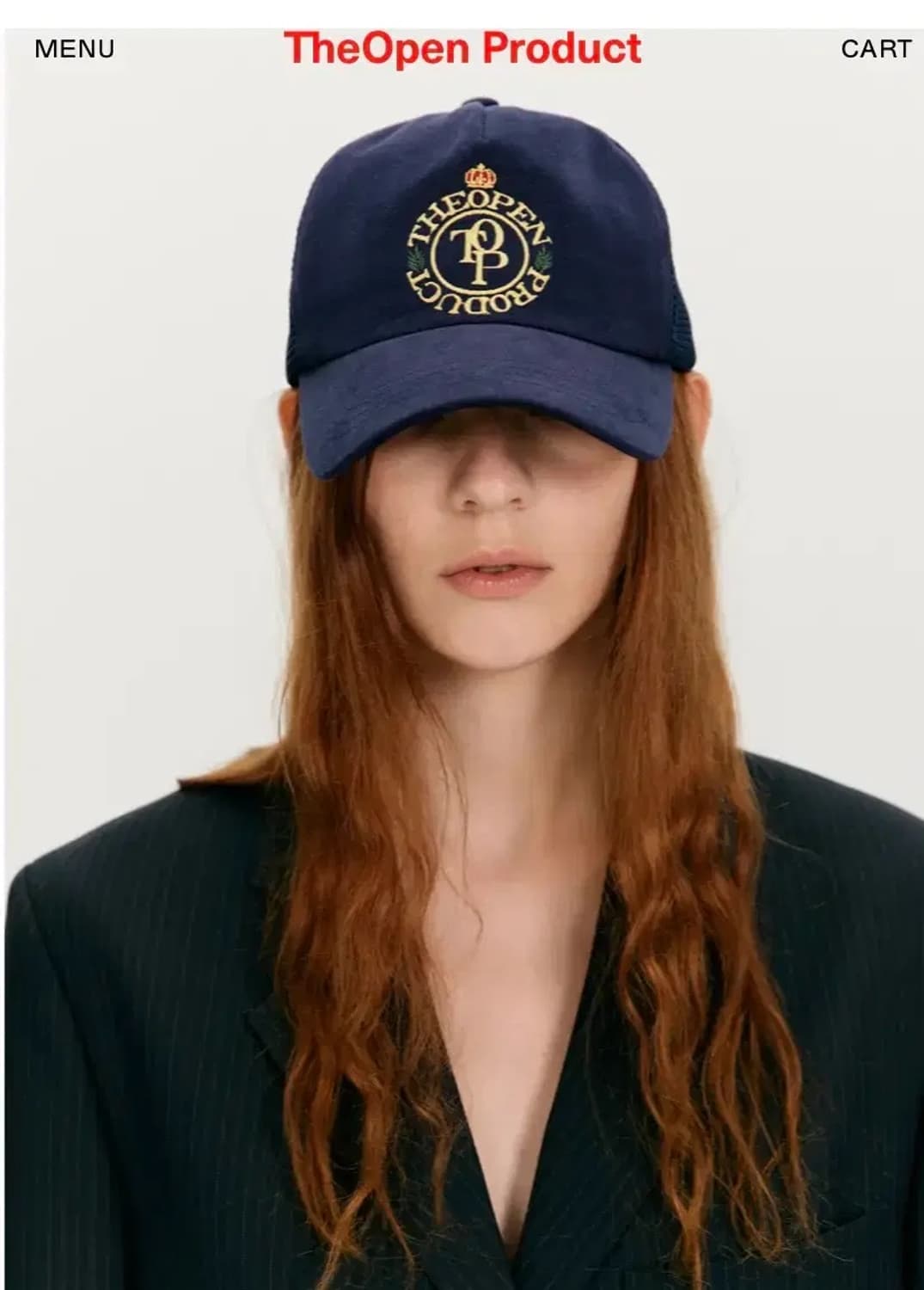 더오픈프로덕트 매쉬볼캡 네이비 상품이미지1