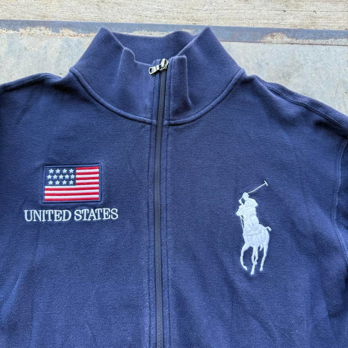 폴로 랄프로렌 빅 포니 USA 성조기 집업 자켓 상품이미지3