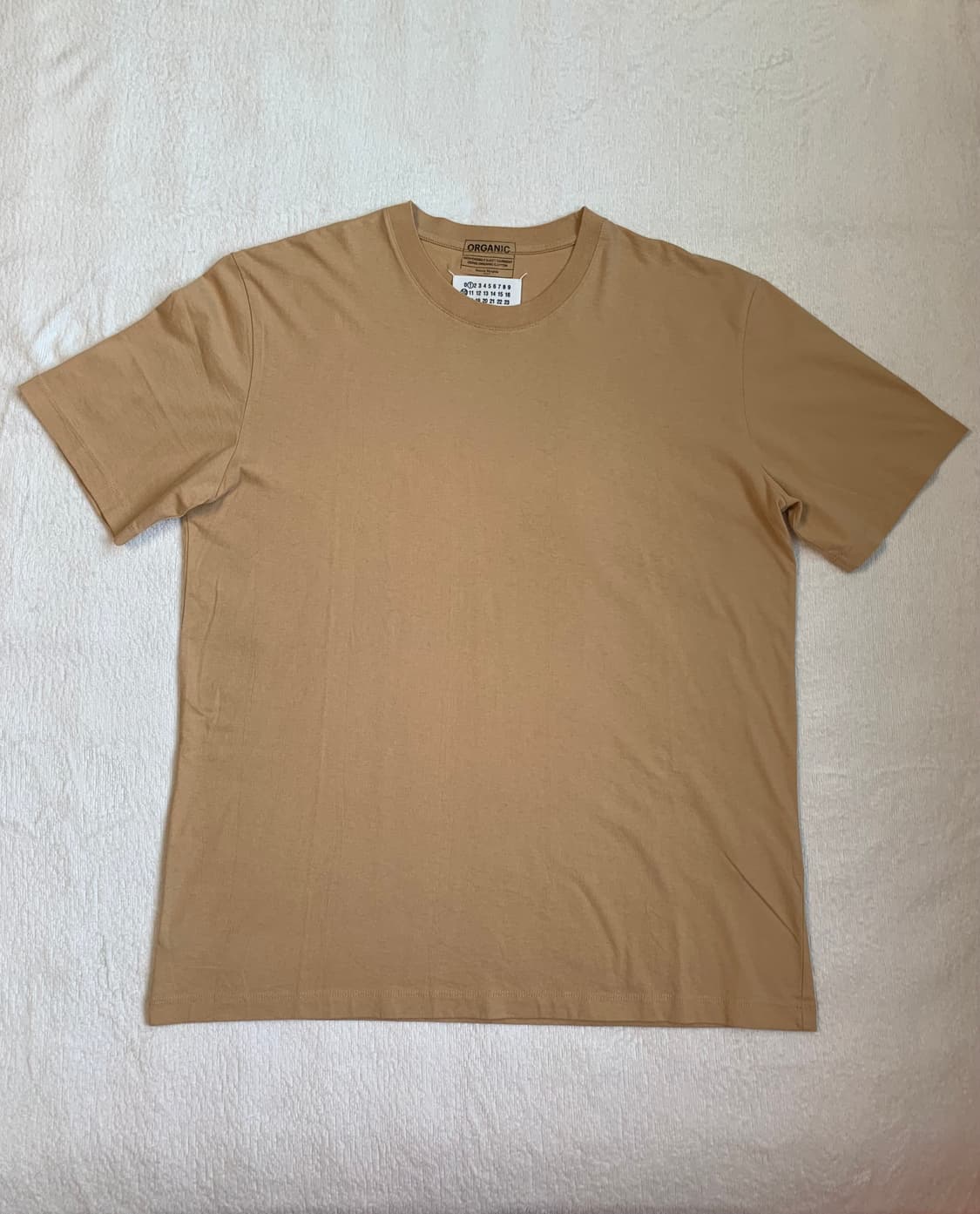 메종 마르지엘라 22FW 반팔 티셔츠 카멜 XL 상품이미지3