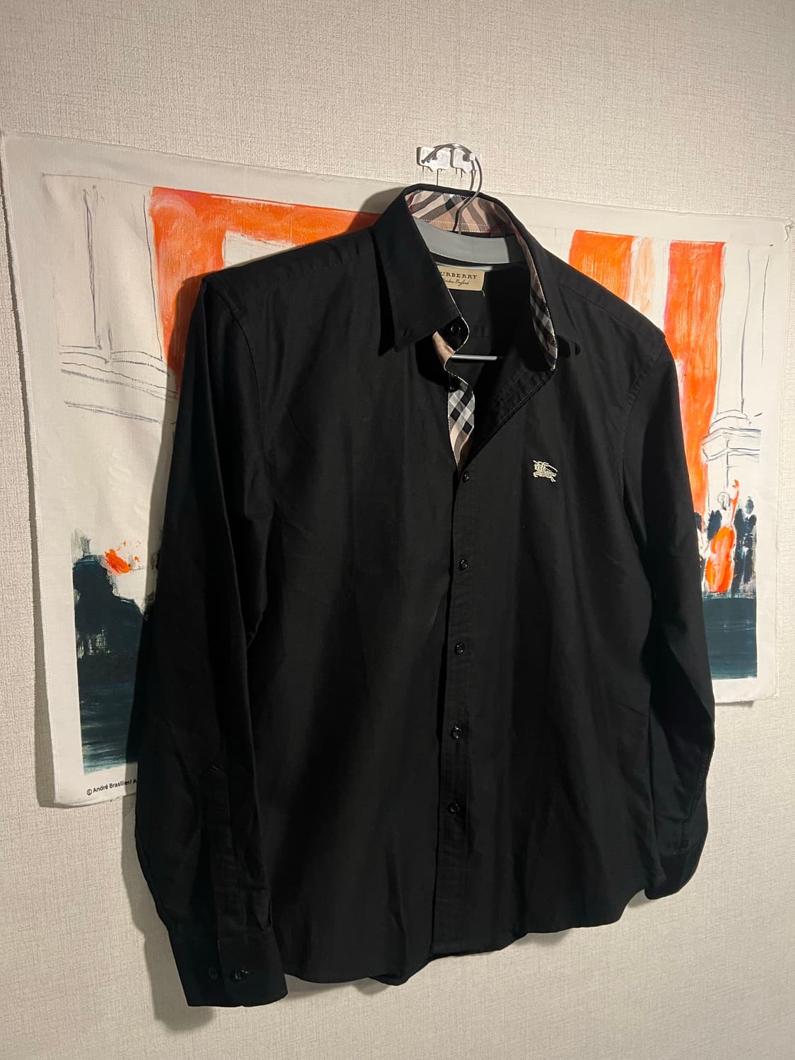  버버리 블랙 셔츠 상품이미지1