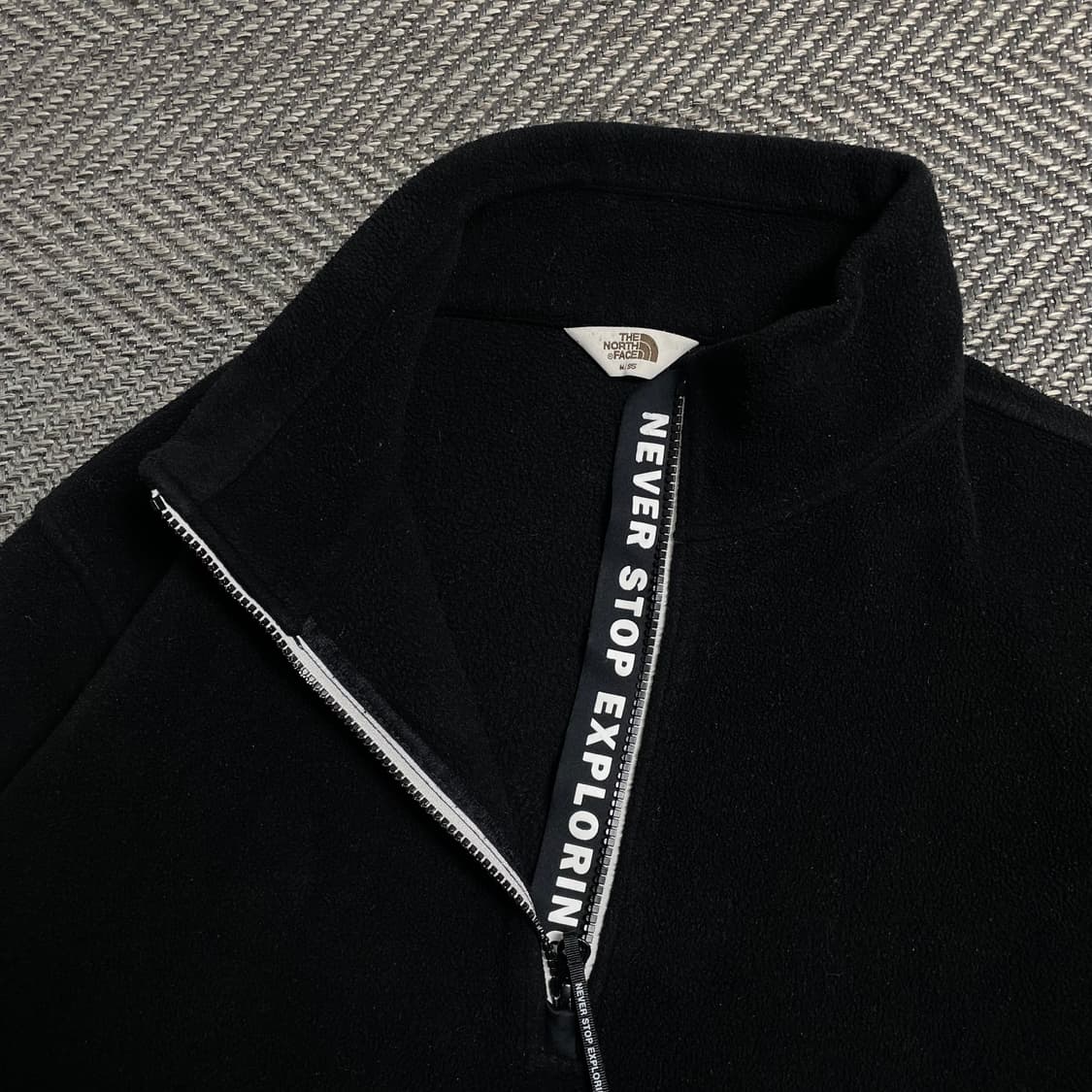노스페이스 화이트라벨 로고 패치 플리스 하프 반집업 y 5900 상품이미지4