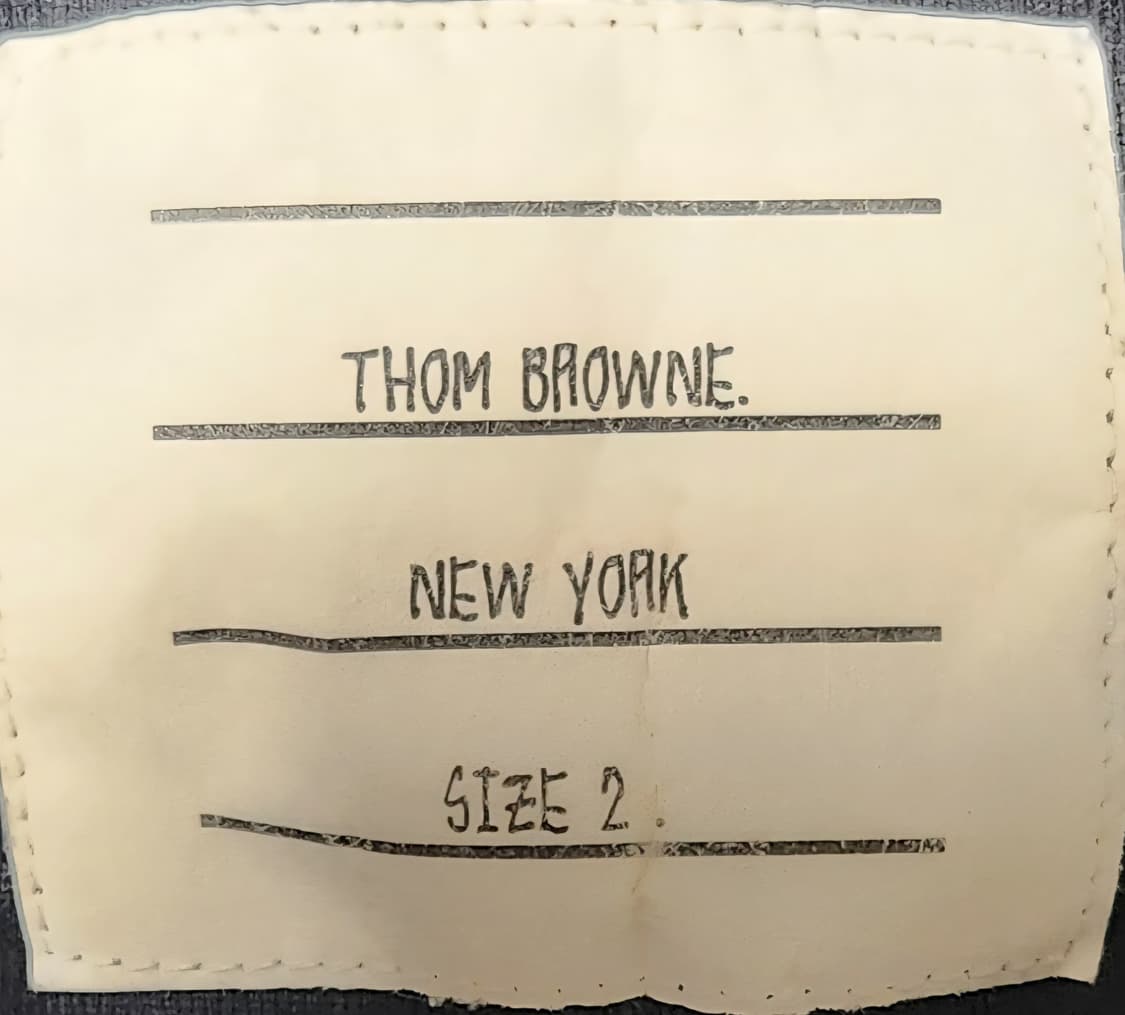 톰브라운 오버사이즈 크롭 반팔 2사이즈 상품이미지6